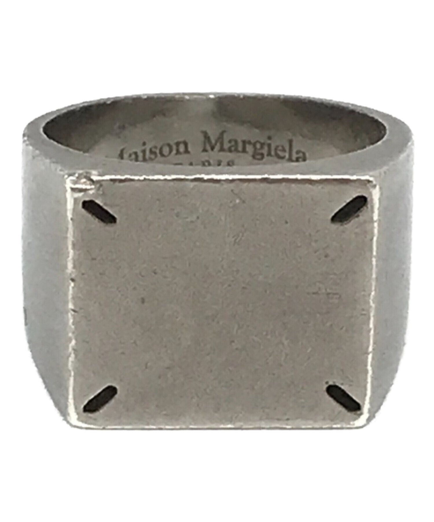 Maison Margiela (メゾンマルジェラ) 4ステッチ リング シルバー サイズ:17号