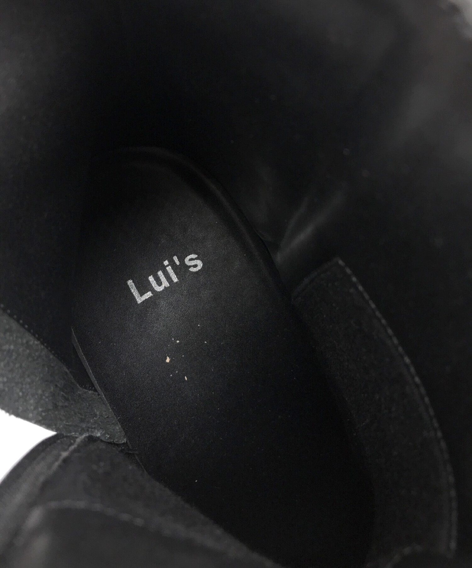 中古・古着通販】Lui's (ルイス) ヒールブーツ ブラック サイズ:40