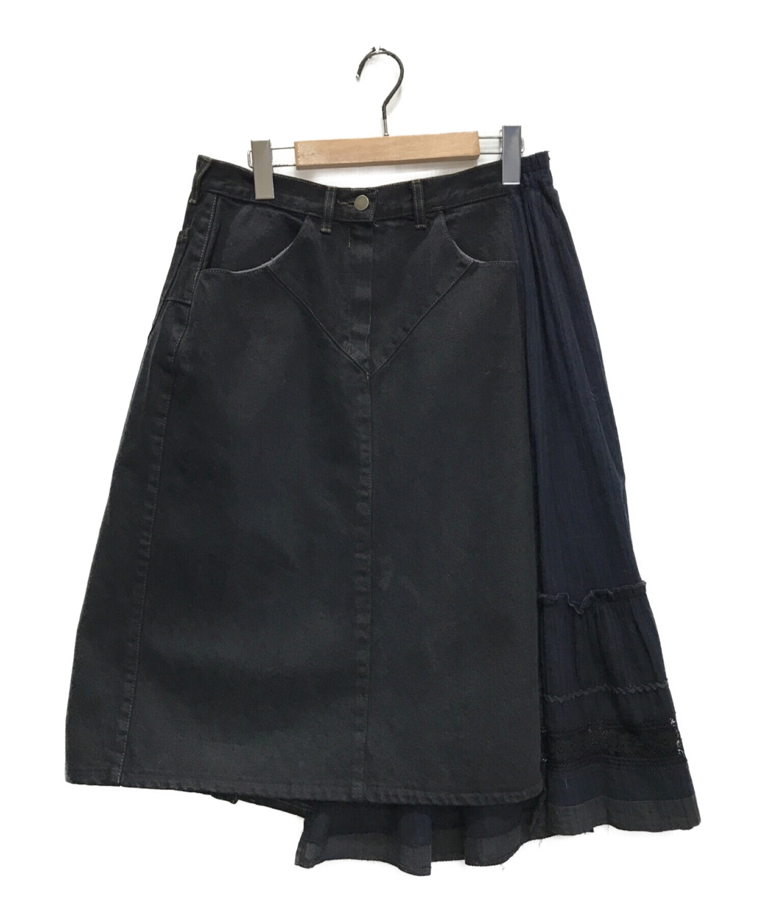 Maison Margiela (メゾンマルジェラ) スカート ブラック サイズ:1
