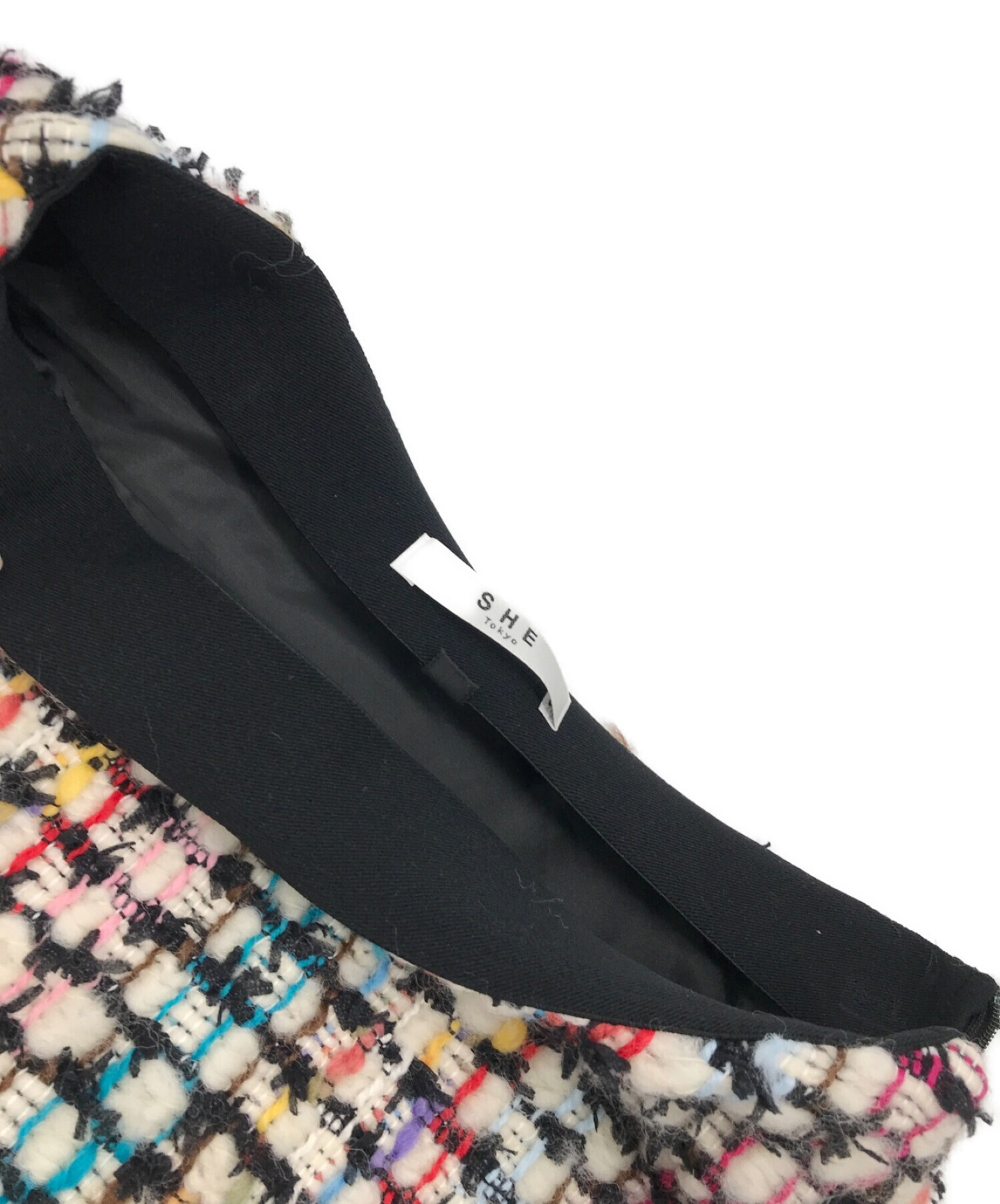 スカート Elliy Candy tweed SHE Tokyo Elliy Candy tweed SHE Tokyo