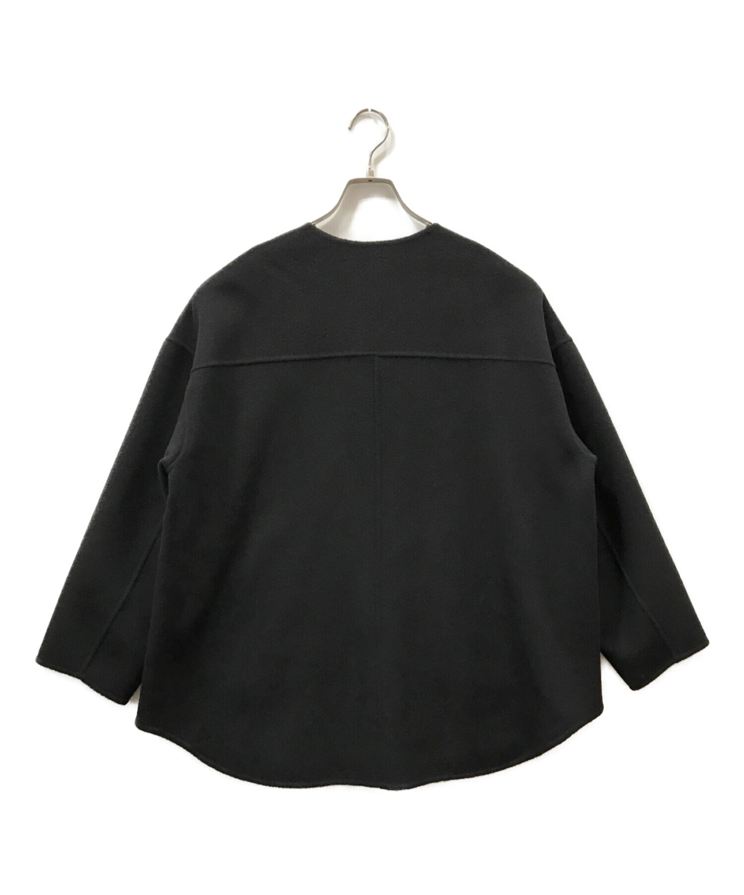 ハミルトンリバークルーネックコート 36 ブラック ハミルトンリバー