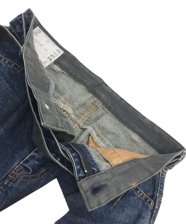 中古・古着通販】sacai (サカイ) ベルテッド ダブルニー デニム パンツ  