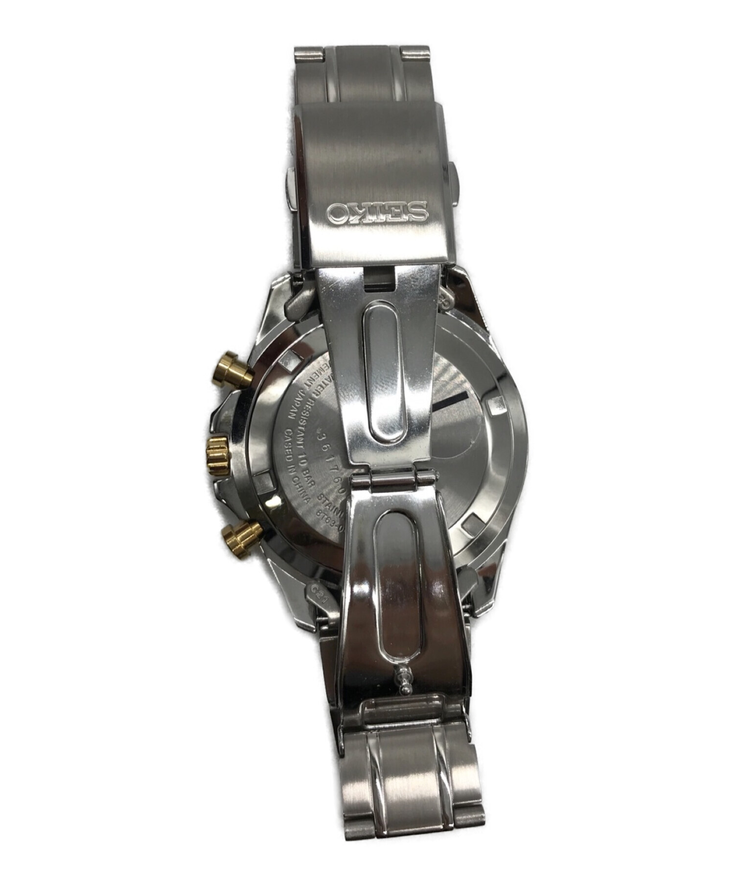 中古・古着通販】SEIKO (セイコー) クロノグラフ ホワイト サイズ:下記 