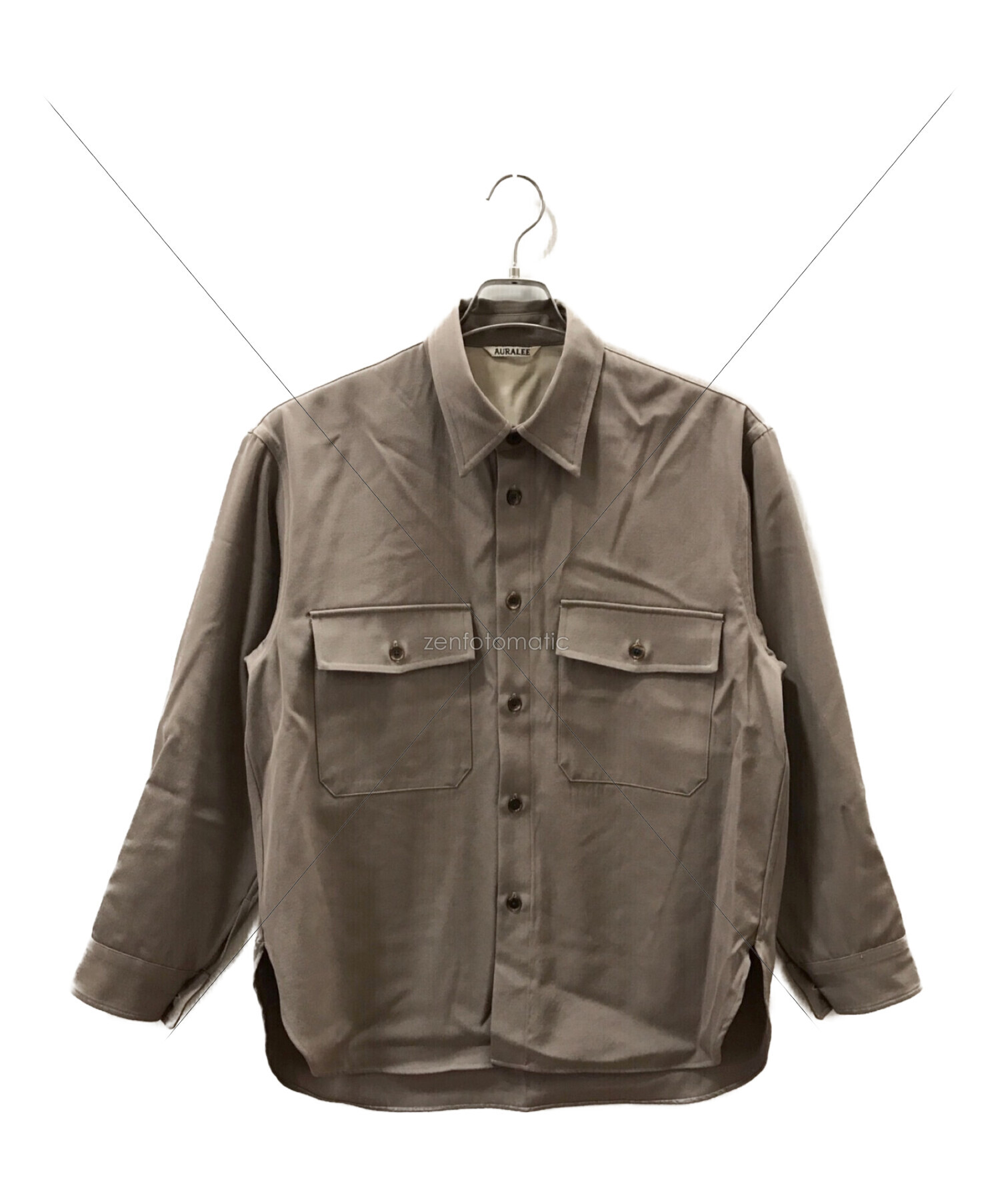 中古・古着通販】AURALEE (オーラリー) WOOL MAX GABARDINE SHIRTS 