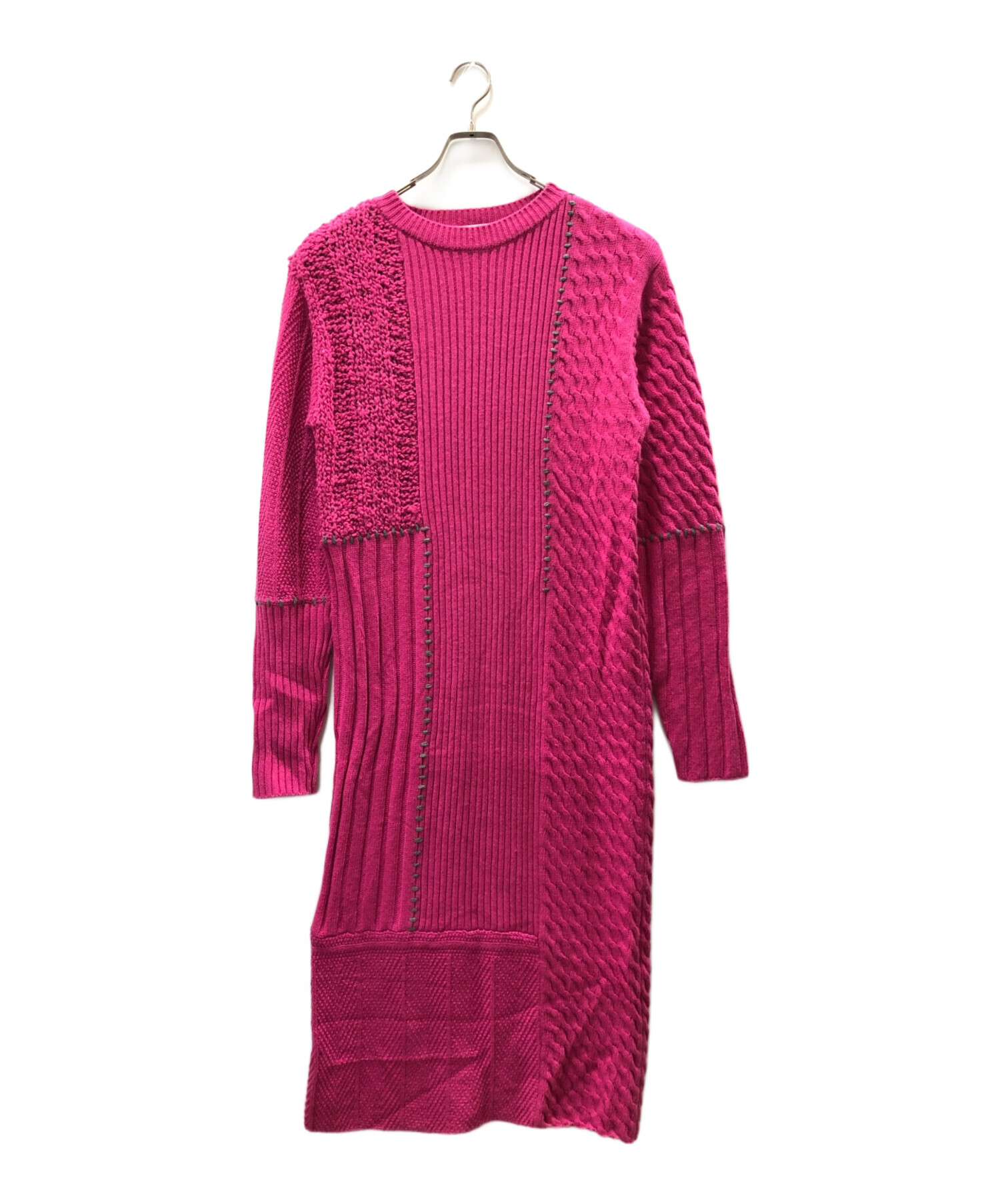中古・古着通販】MAISON SPECIAL (メゾンスペシャル) Blocking Knit 