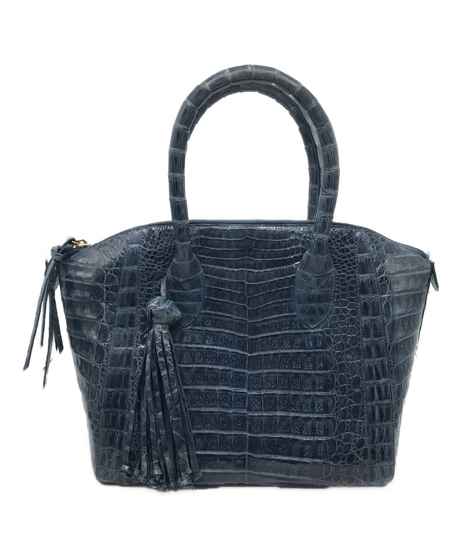 美品】NANCY GONZALES ナンシーゴンザレス 高級 マットクロコ  