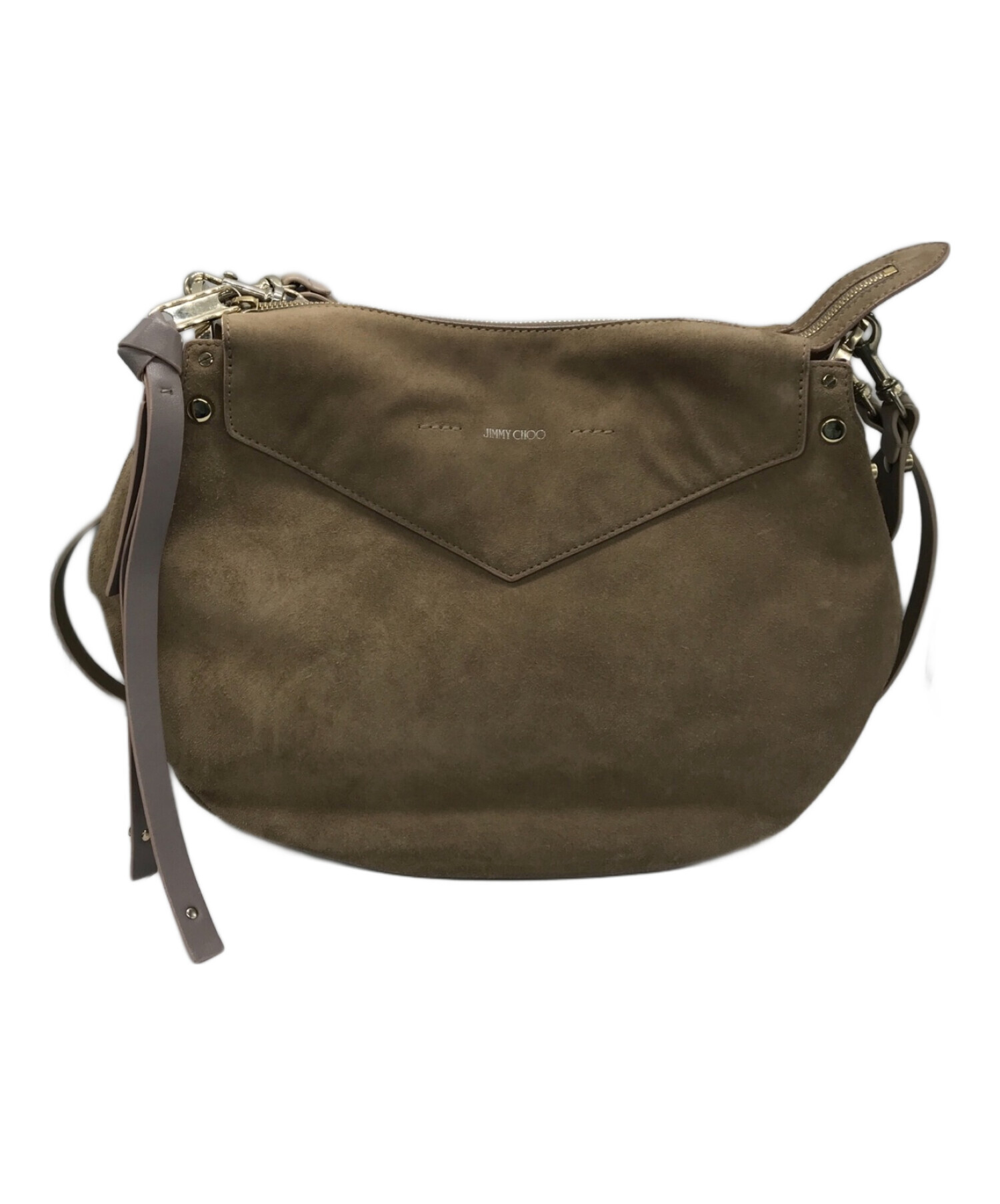 中古・古着通販】JIMMY CHOO (ジミーチュウ) 2WAYスウェードショルダー 