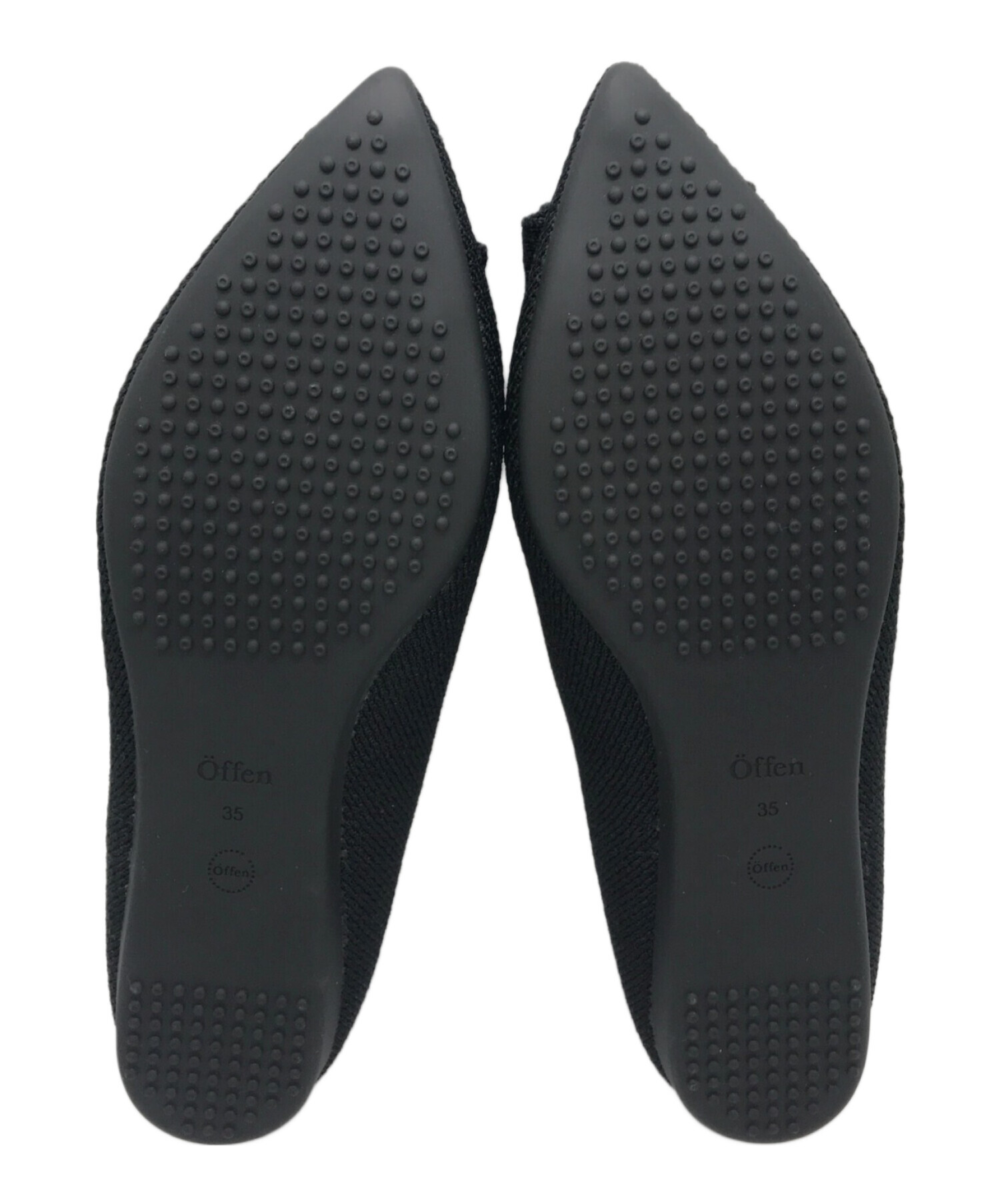 中古・古着通販】OFFEN (オッフェン) pointed-CURLS ブラック サイズ 