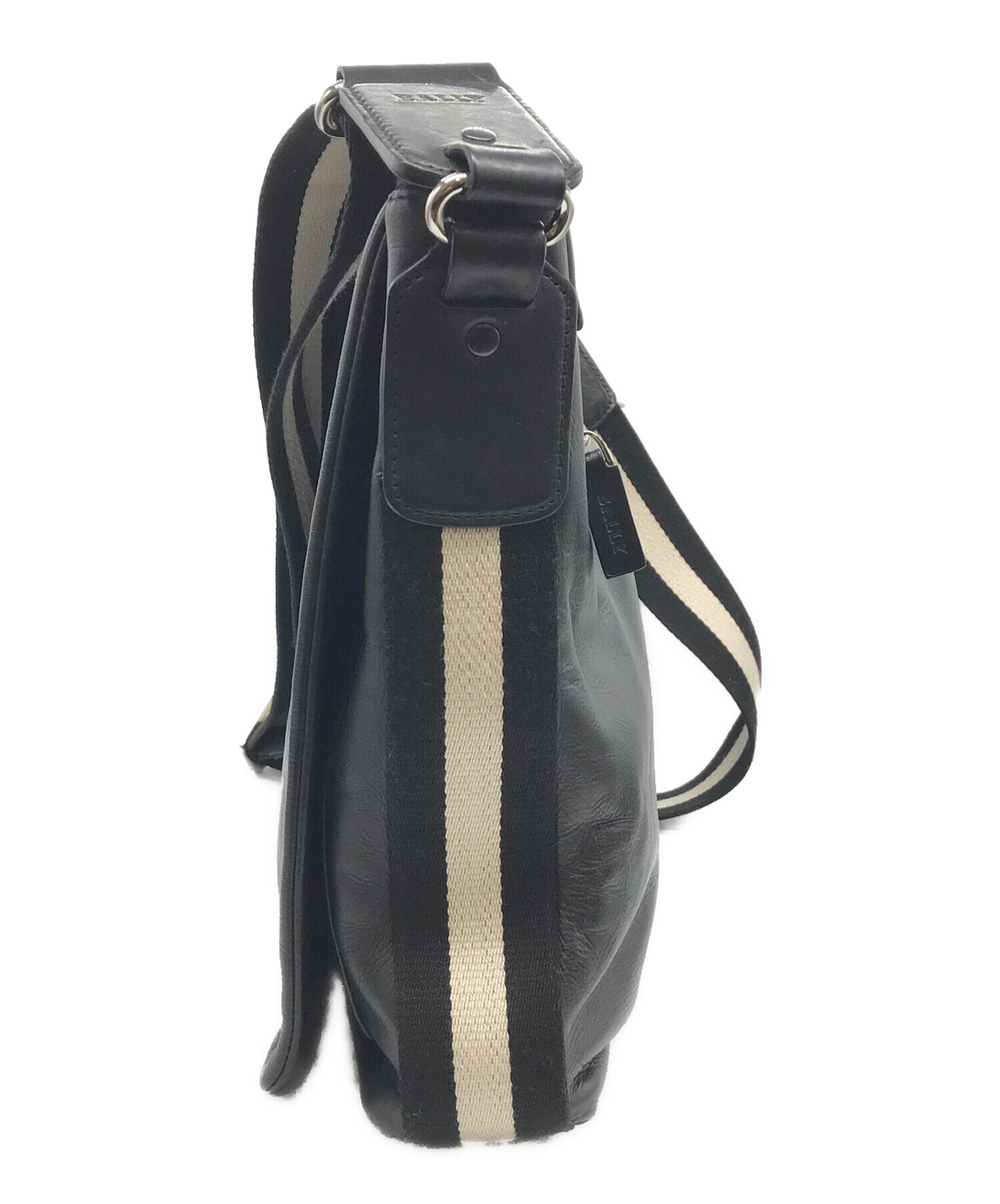 BALLY バリー ＊ レザー ショルダーバッグブラック