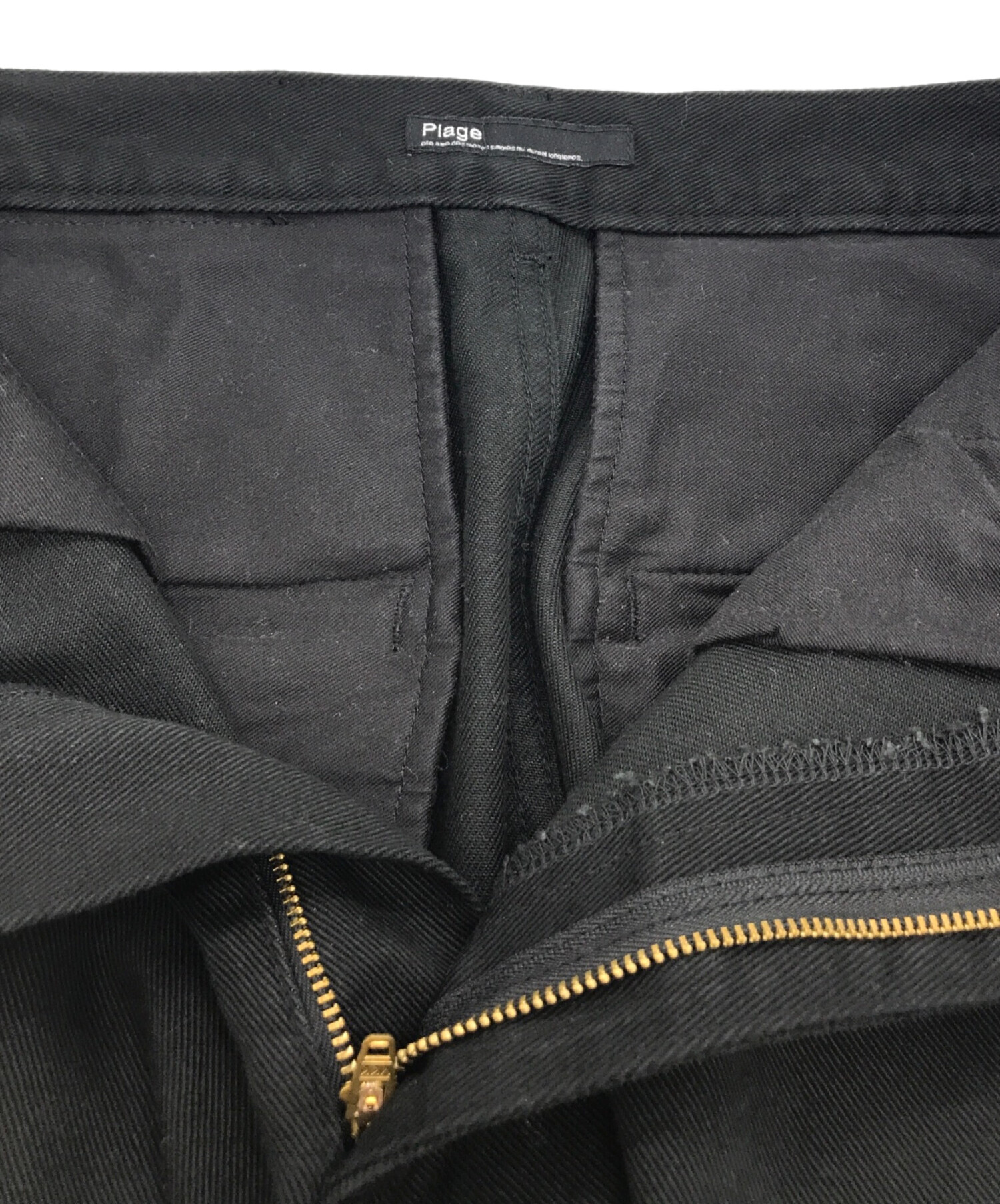 中古・古着通販】Plage (プラージュ) balloon tapered パンツ ブラック 