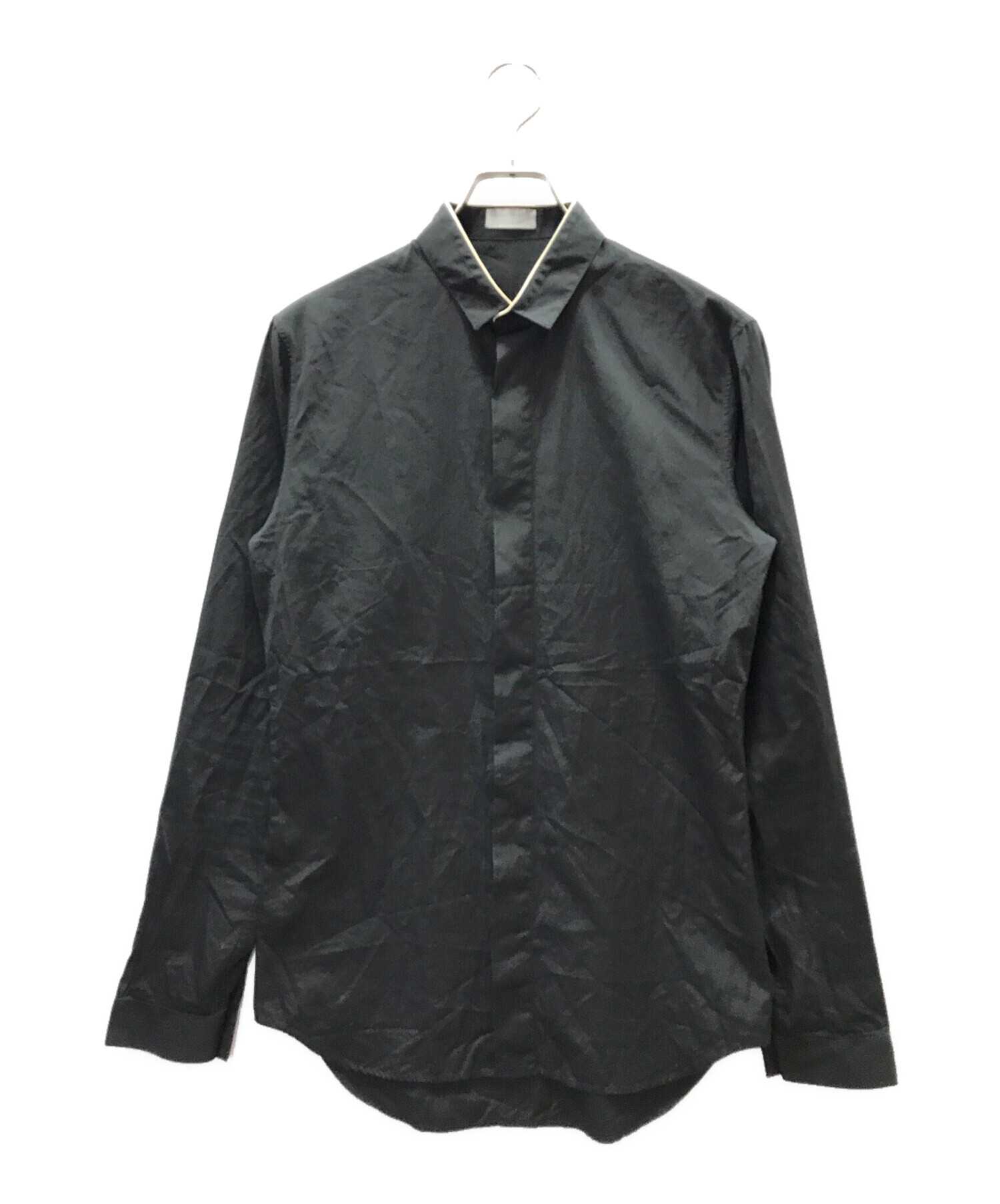 中古・古着通販】Dior Homme (ディオール オム) ドレスシャツ ブラック 