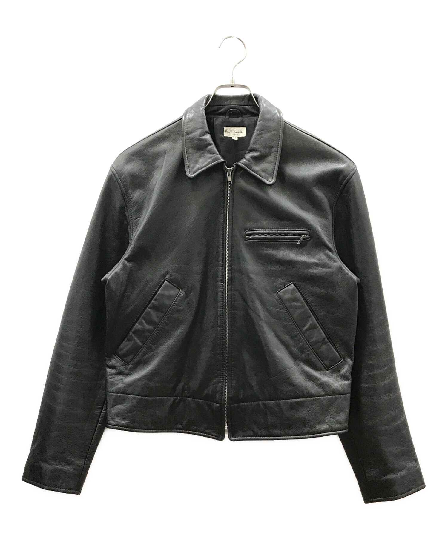 Paul Smith青山購入のシングルライダースジャケット牛革 - レザー 