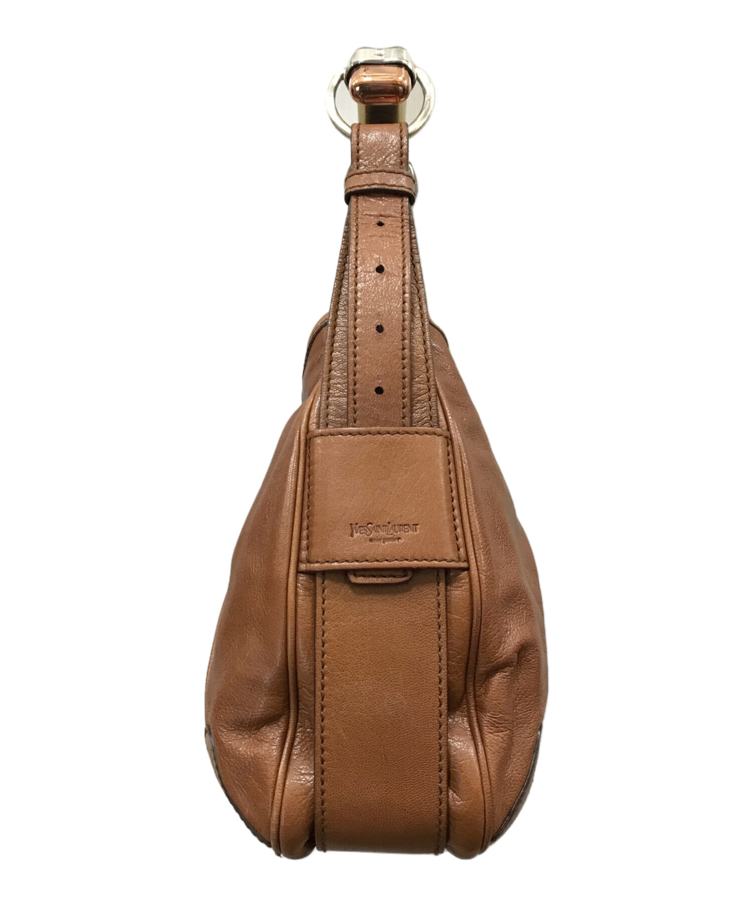中古・古着通販】Yves Saint Laurent (イヴサンローラン) レザーメタル 