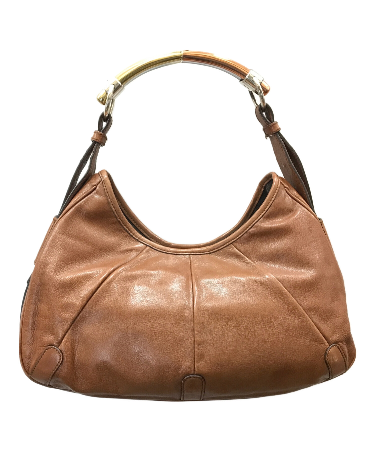 中古・古着通販】Yves Saint Laurent (イヴサンローラン) レザーメタル  