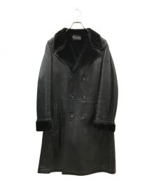 中古・古着通販】PRADA (プラダ) シープレザーダブルムートンコート 