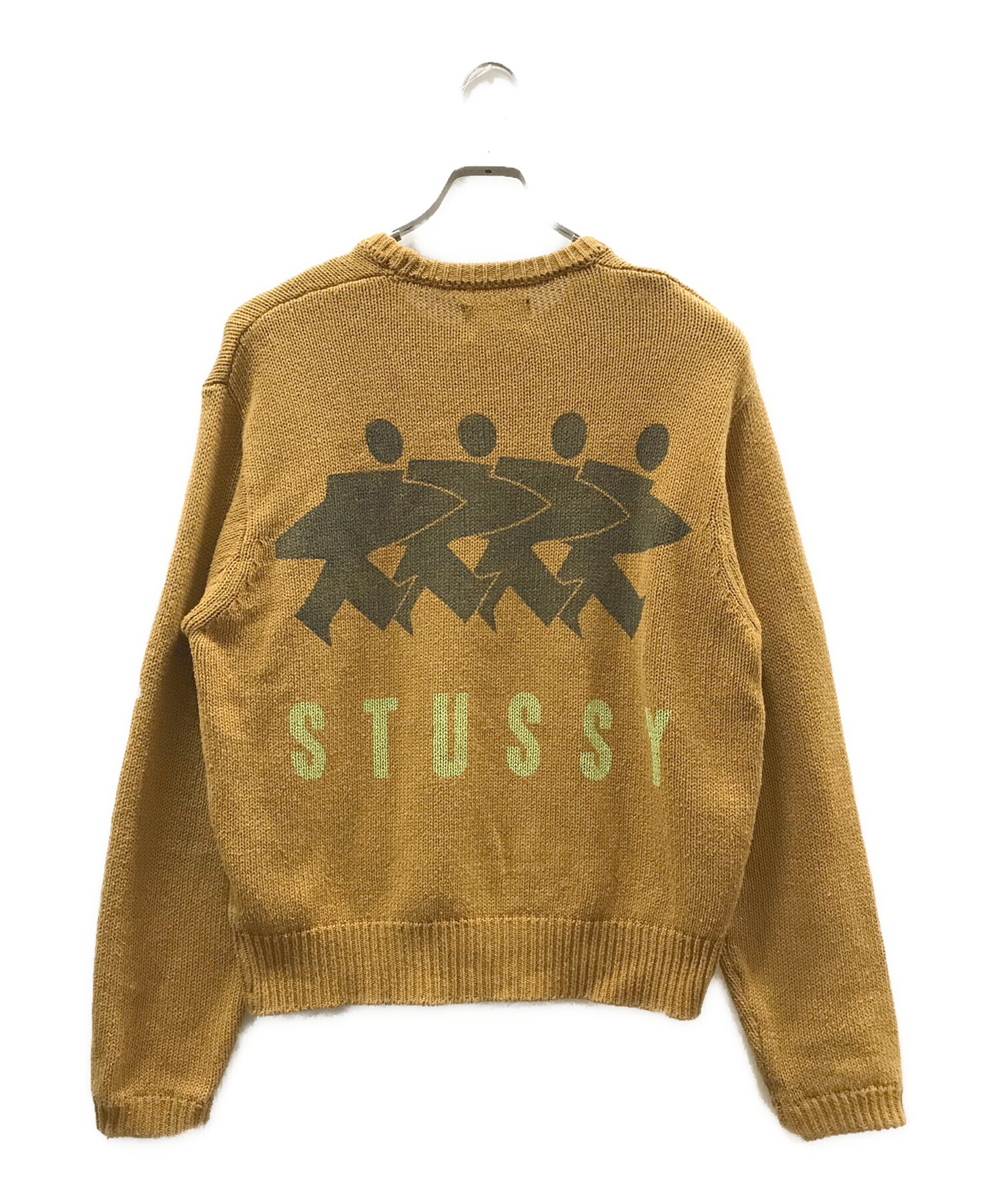トップス machanStussy Surfman Icon sweater Stussy Surfman Icon Sweater FA24 Dusty Blue Brown Ivory 3colors