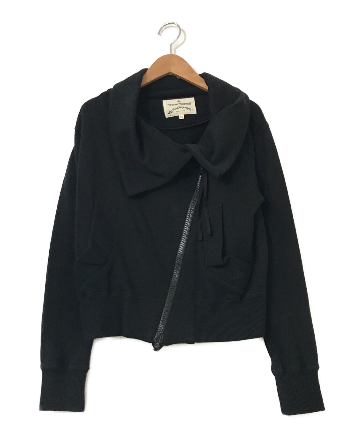 Vivienne Westwood ANGLOMANIA ヴィヴィアンウエストウッド アングロマニア スウェットジャケット ブラック サイズ: