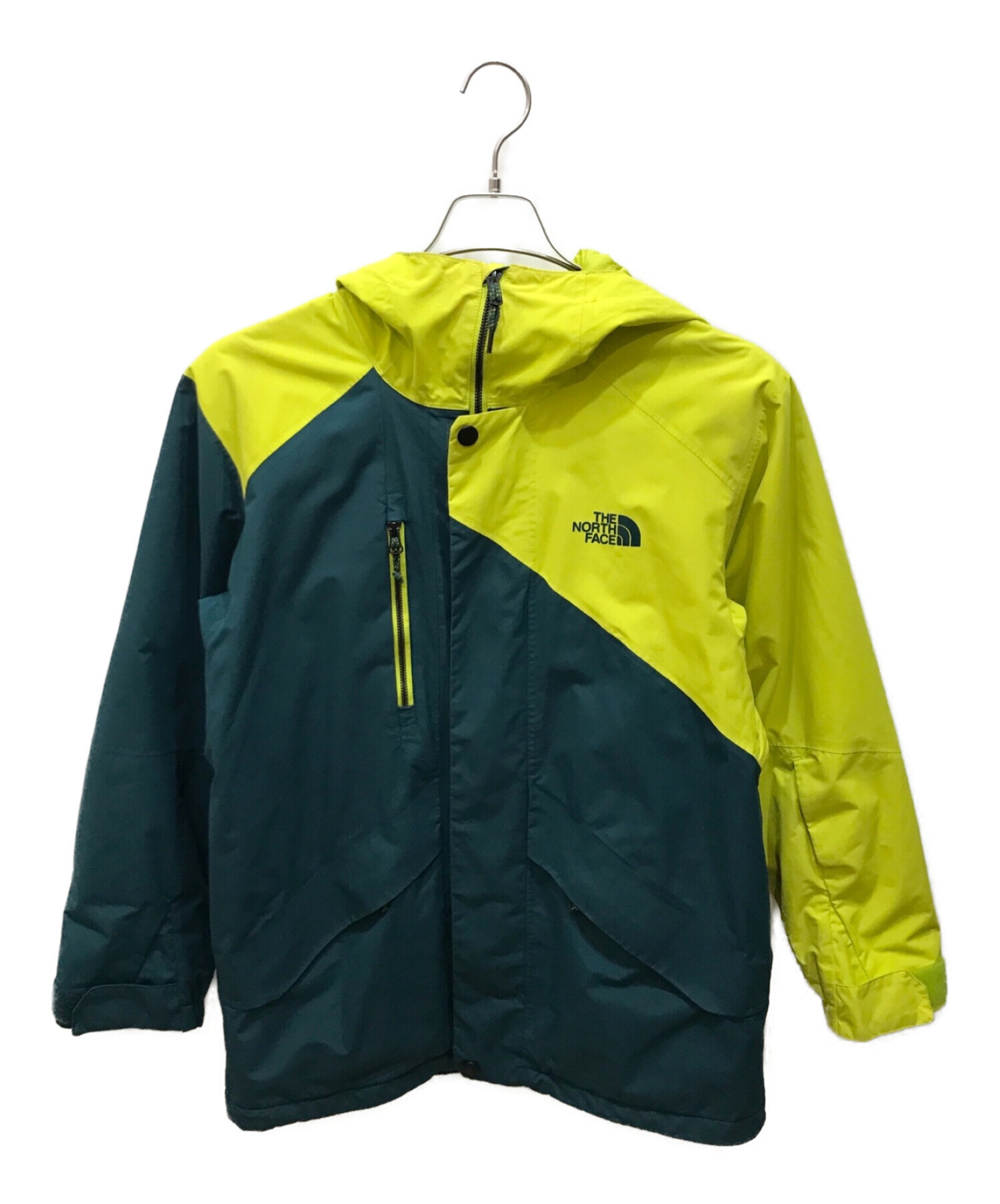 THE NORTH FACE ザ ノース フェイス DUBS INSULATED JACKET イエロー×グリーン サイズ:M
