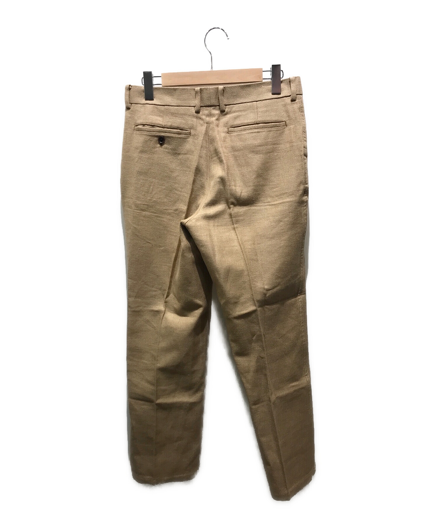 AURALEE オーラリー LINEN COTTON DOUBLE FACE PANTS サイズ3 IVORIY 