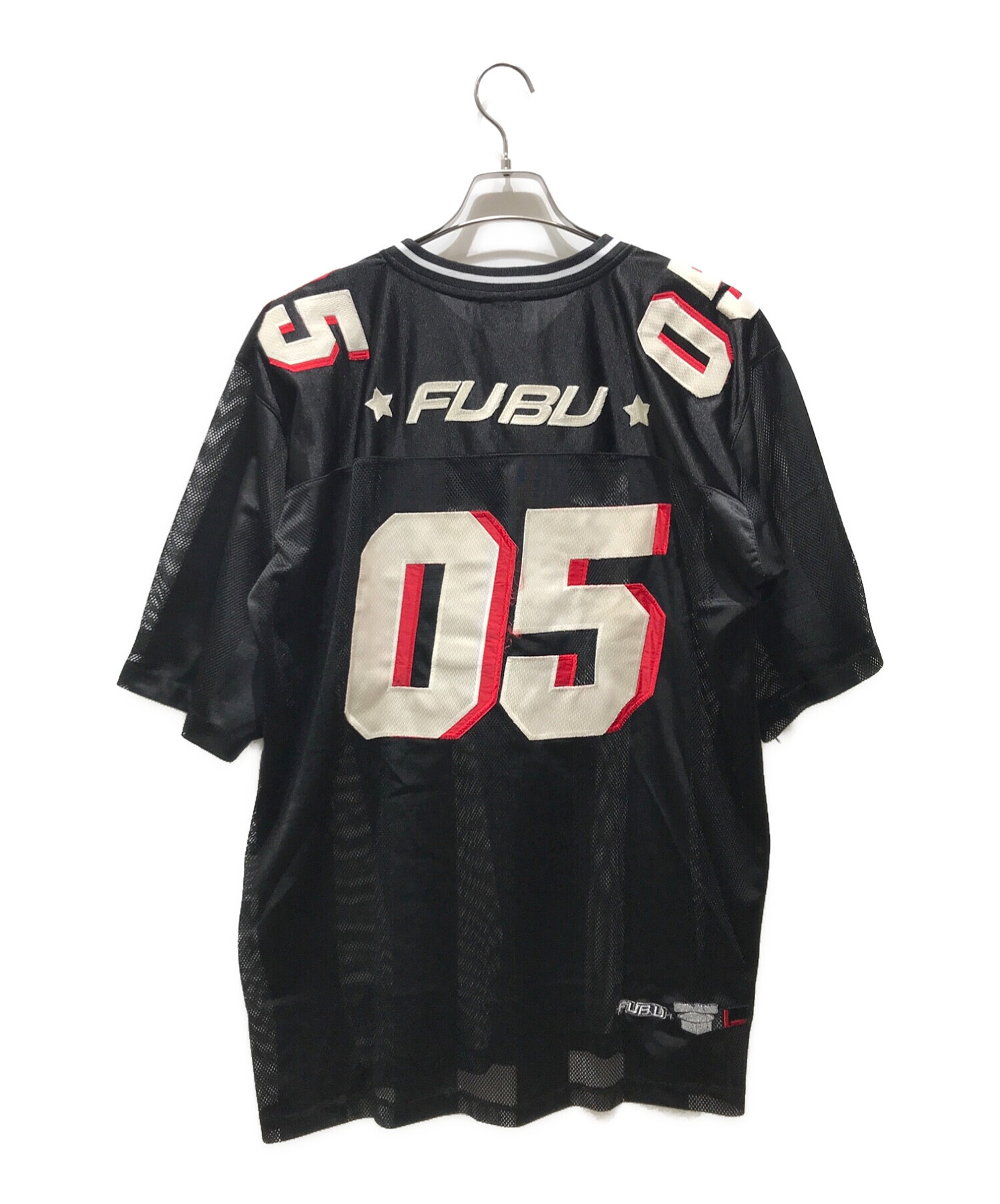 FUBU (フブ) ゲームシャツ ブラック サイズ:XL