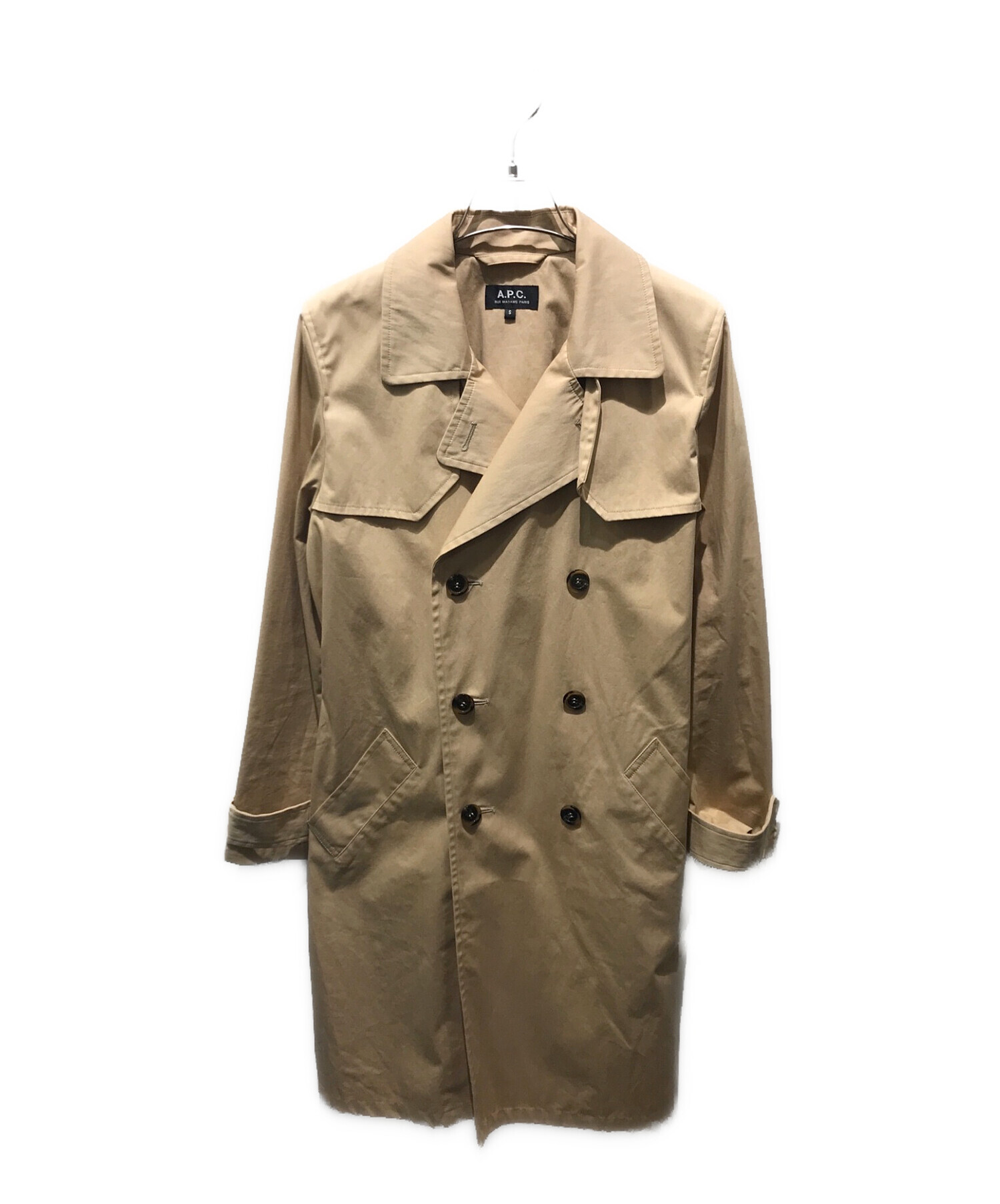 トレンチコート アーペーセー 美品】APC アーペーセートレンチコート M
