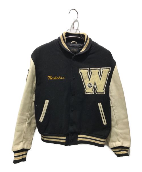 GOLDEN BEAR UMBRO スタジャン M 袖革 ゴールデンベア 【中古・古着 
