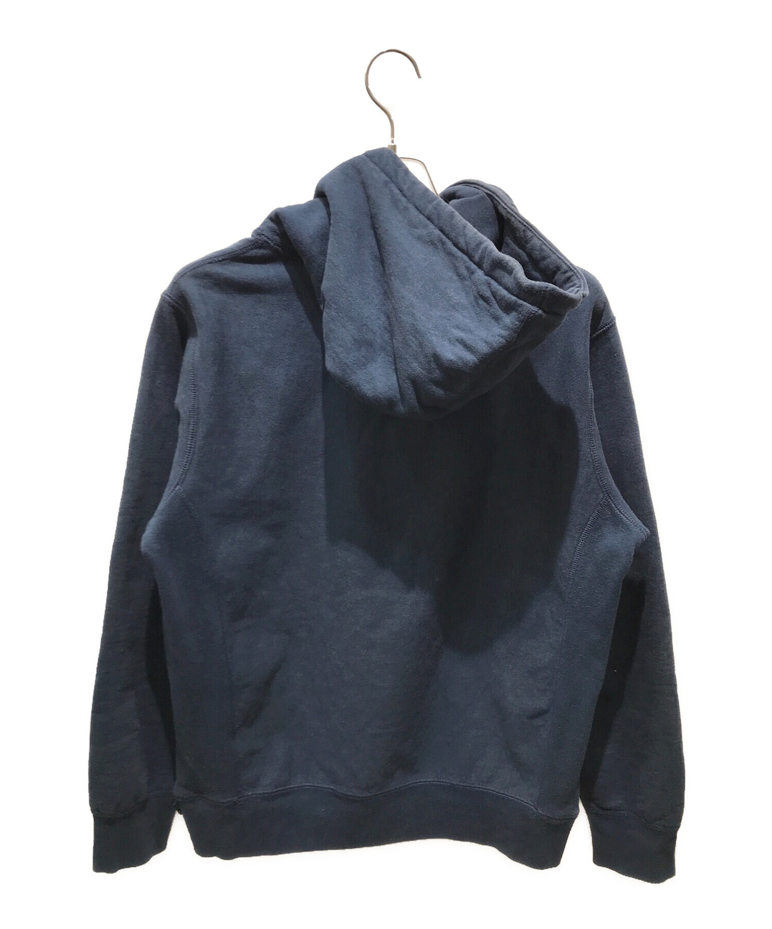 SUPREME (シュプリーム) Trademark Hooded Sweatshirt　18FW ネイビー サイズ:M