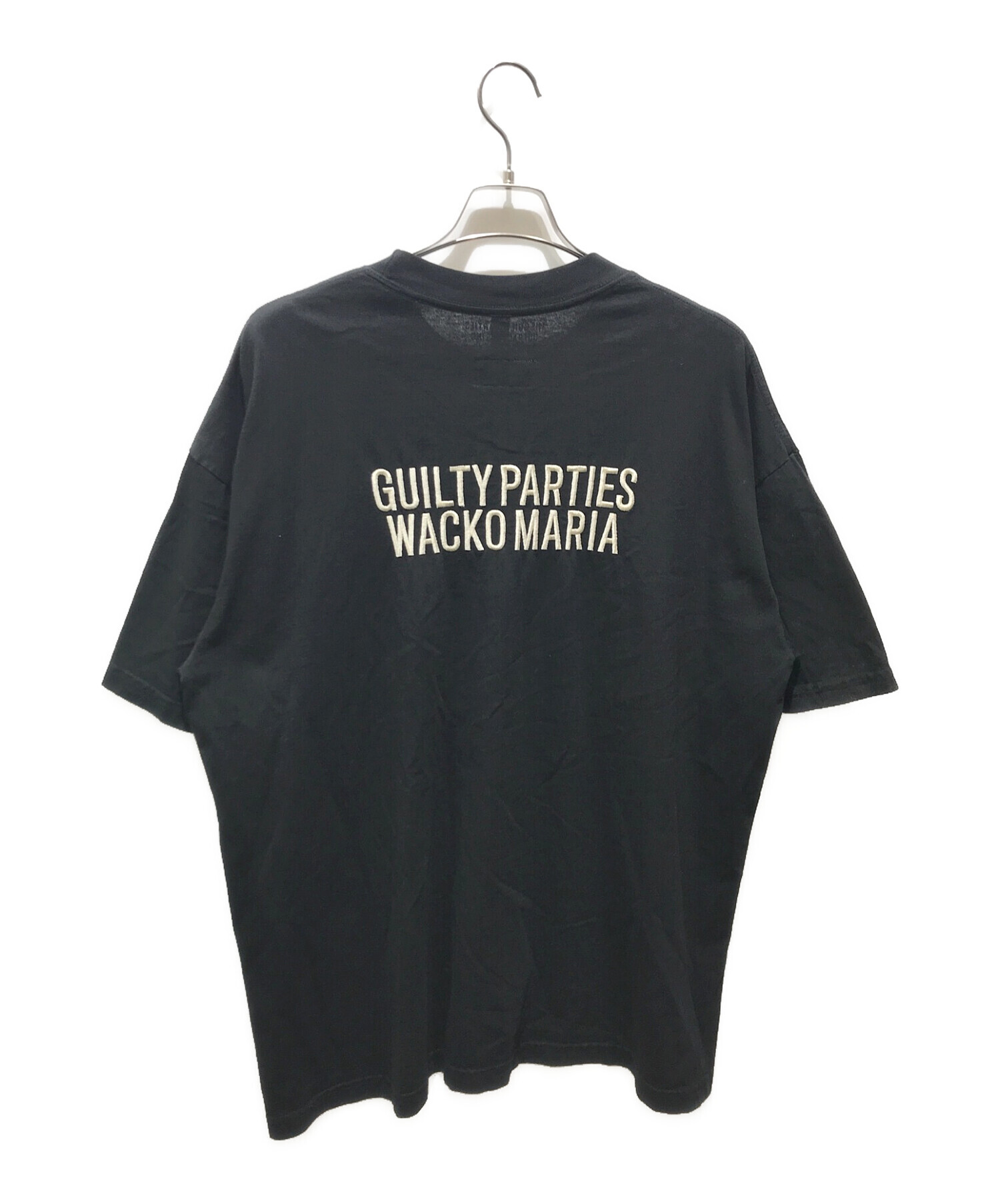XLサイズ wackomaria ロゴ刺繍 Tシャツ 黒