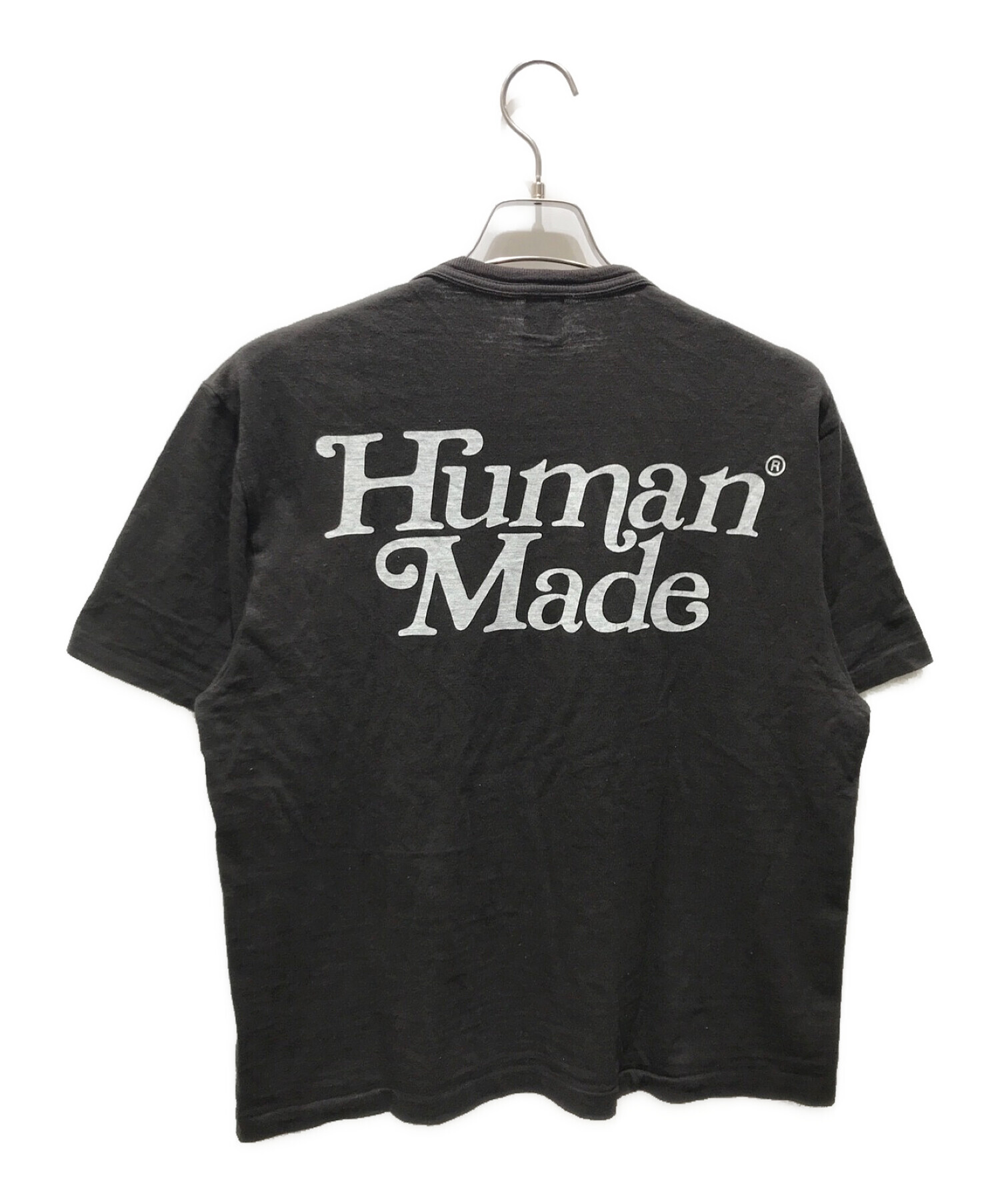 HUMAN MADE (ヒューマンメイド) GIRLS DON'T CRY (ガールズ ドント クライ) プリントTシャツ ブラック サイズ:L