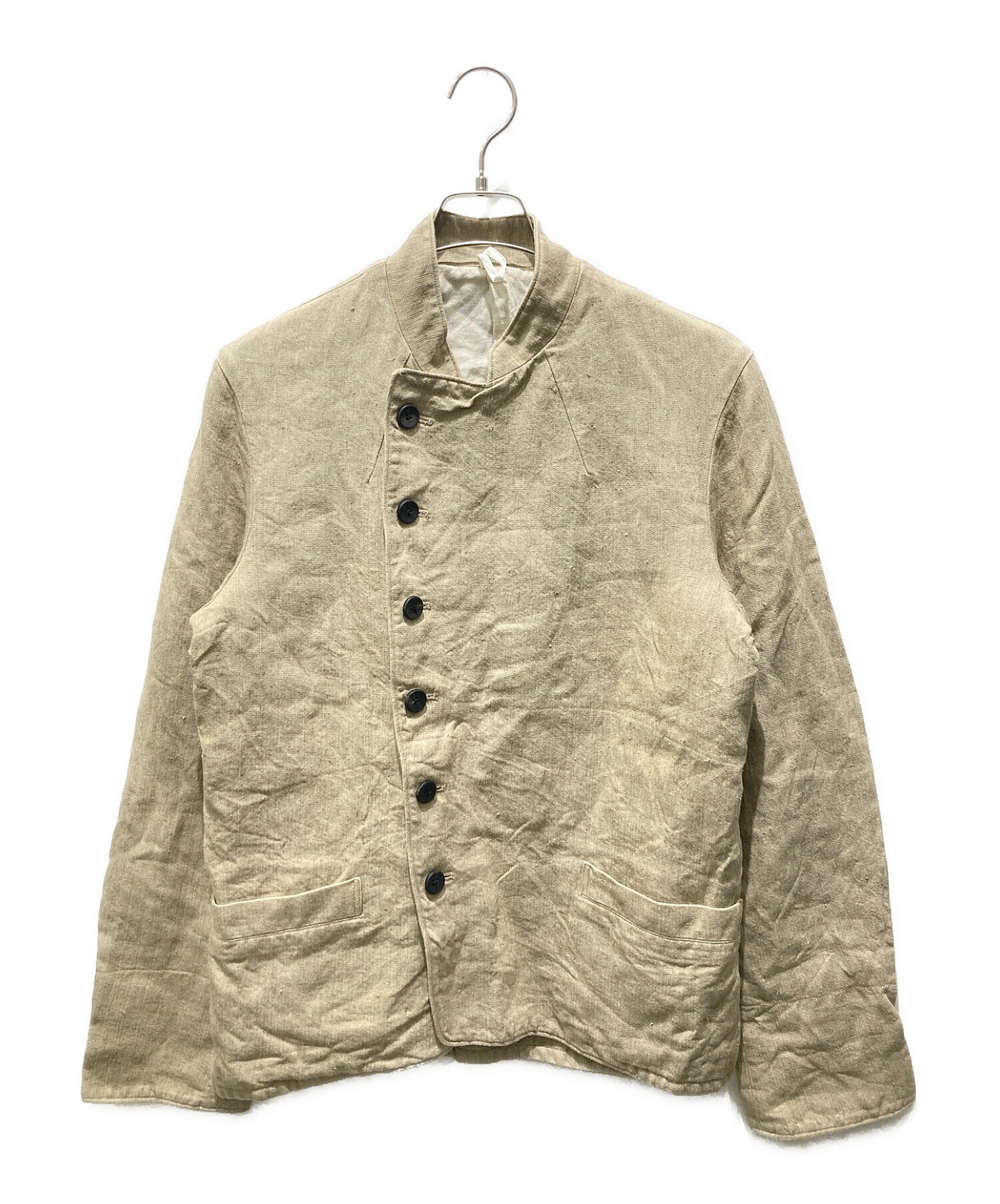 sus-sous リネン コックジャケット SLEEPING SHIRTS S/S 25 BELGIAN 