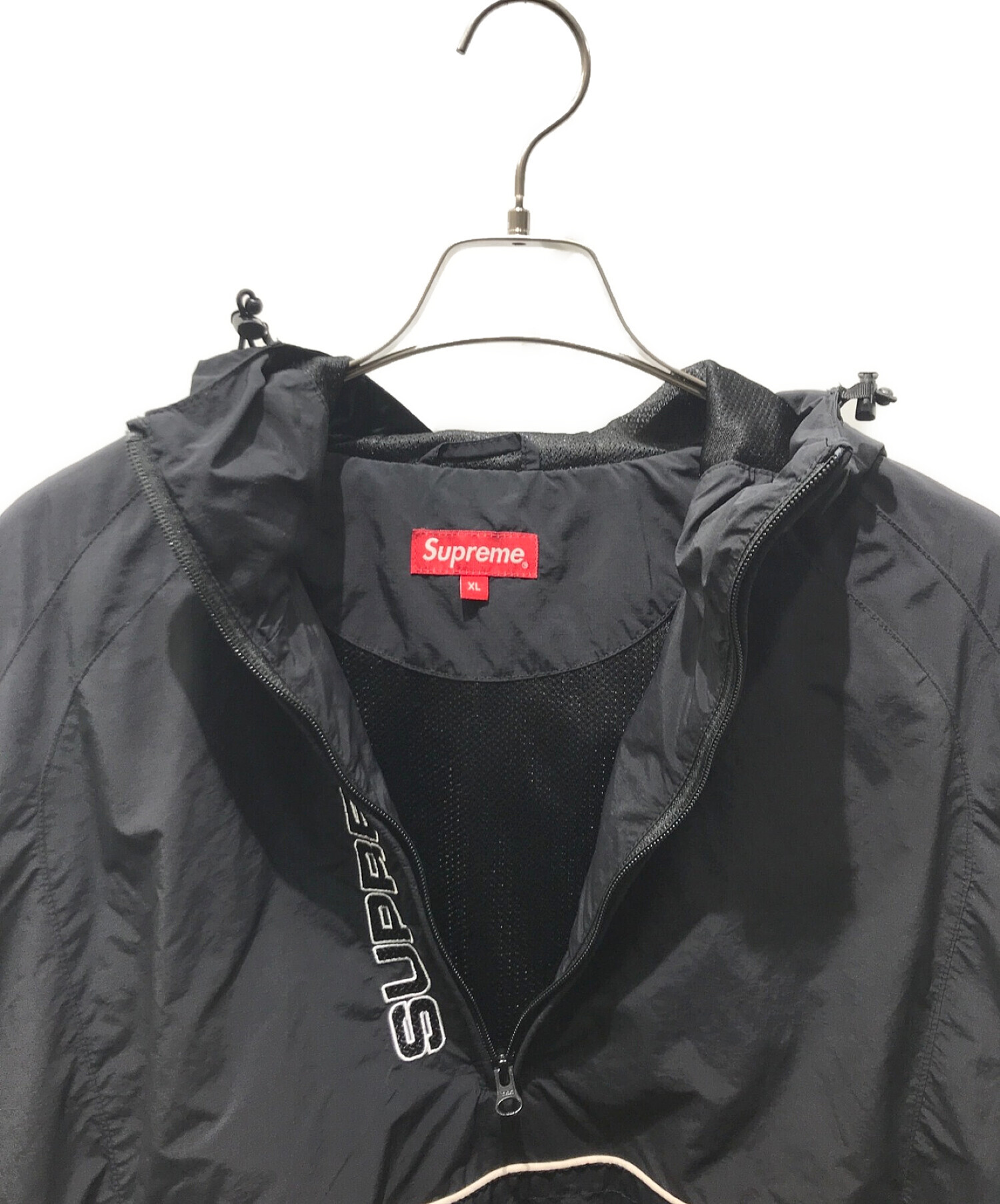 SUPREME (シュプリーム) Paneled Half Zip Pullover　22AW ブラック サイズ:XL