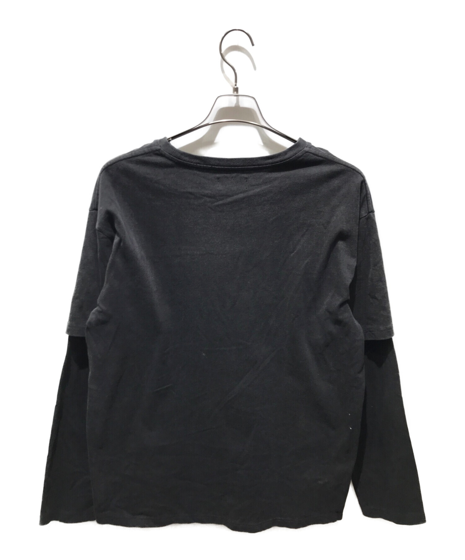 中古・古着通販】LAST NEST (ラストネスト) dove layered t-shirts 