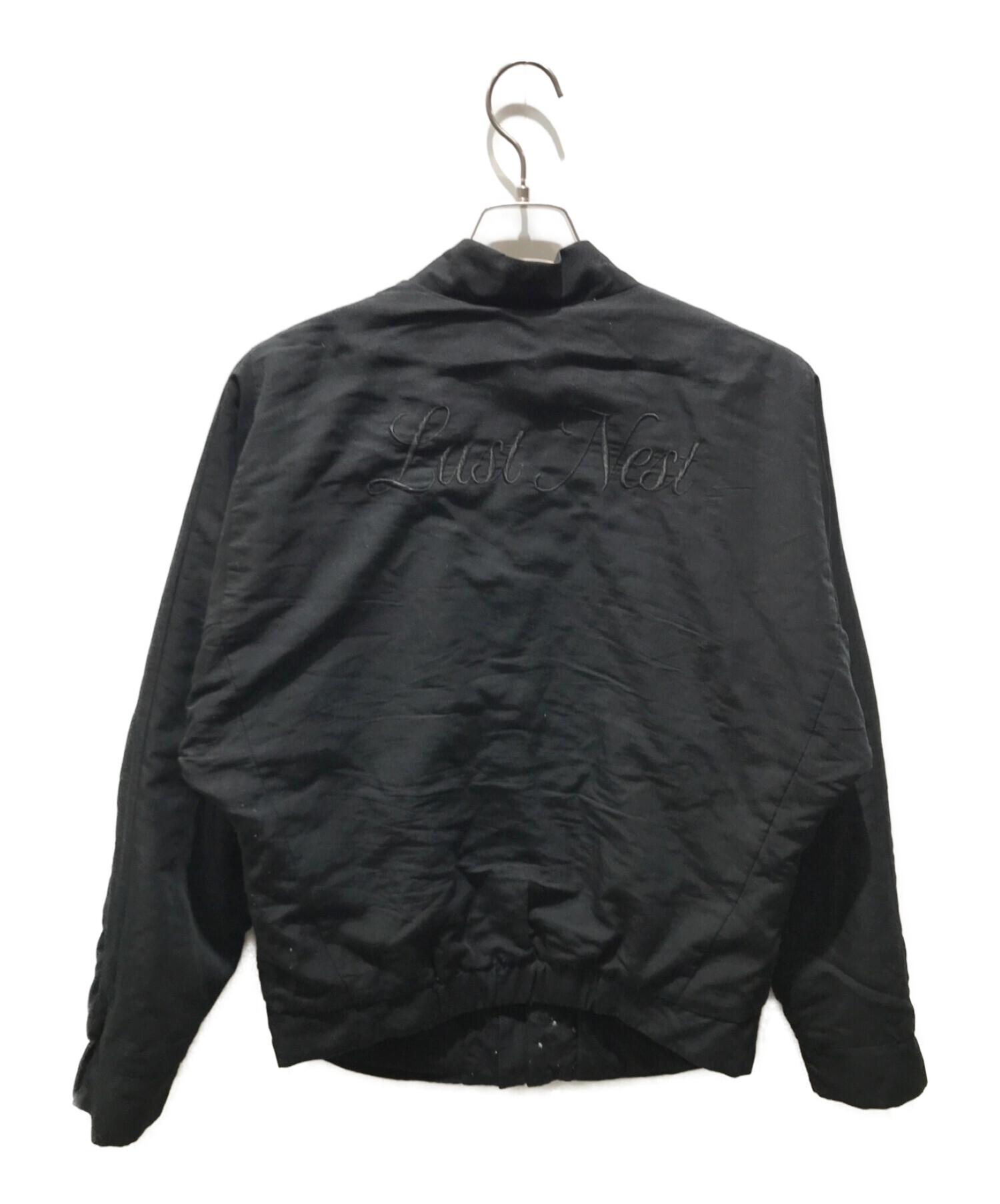 LAST NEST (ラストネスト) バック刺繍ジャケット ブラック サイズ:M