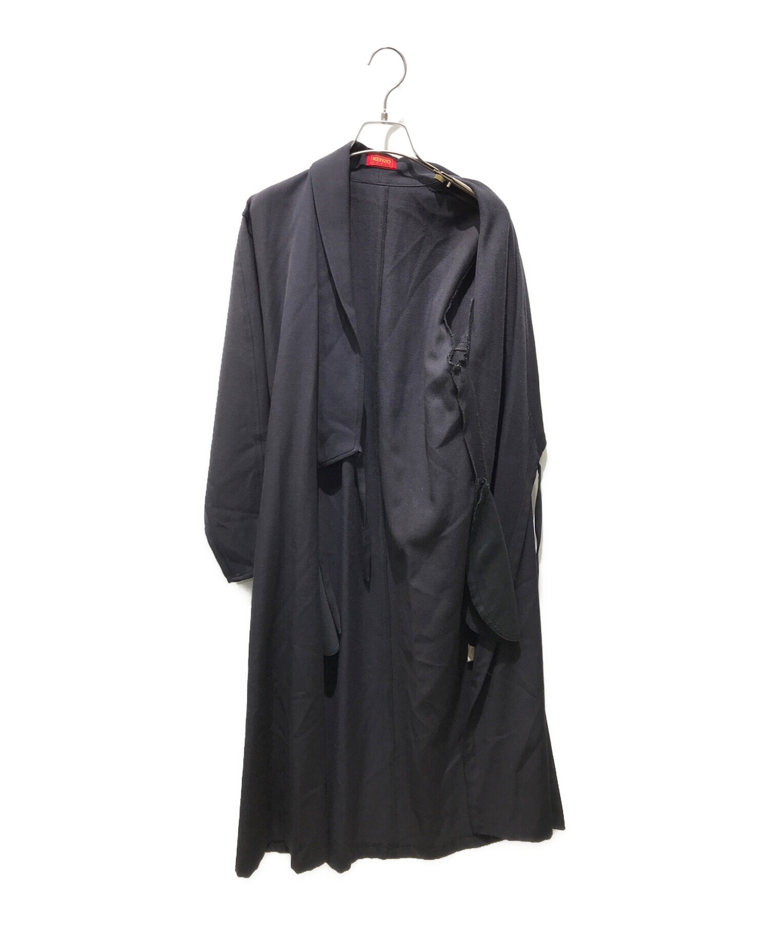 希少BIGサイズ KENZO ダブルチェスターコート ロングコート アイボリ