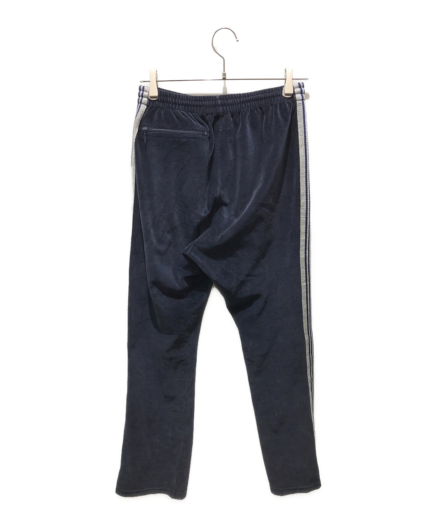 Needles トラックパンツ ネイビー ベロア