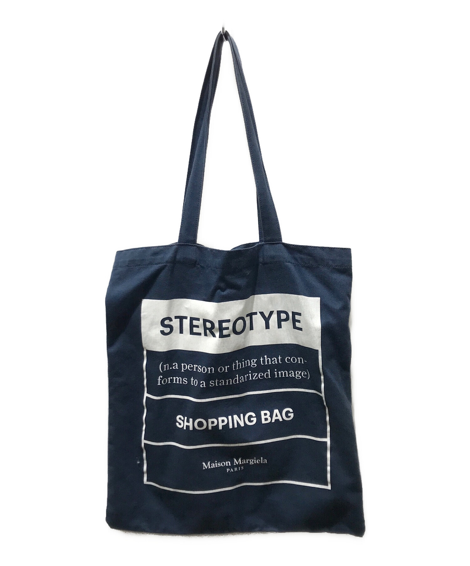 メゾンマルジェラ トートバッグ Stereotype Tote bag ネイビー