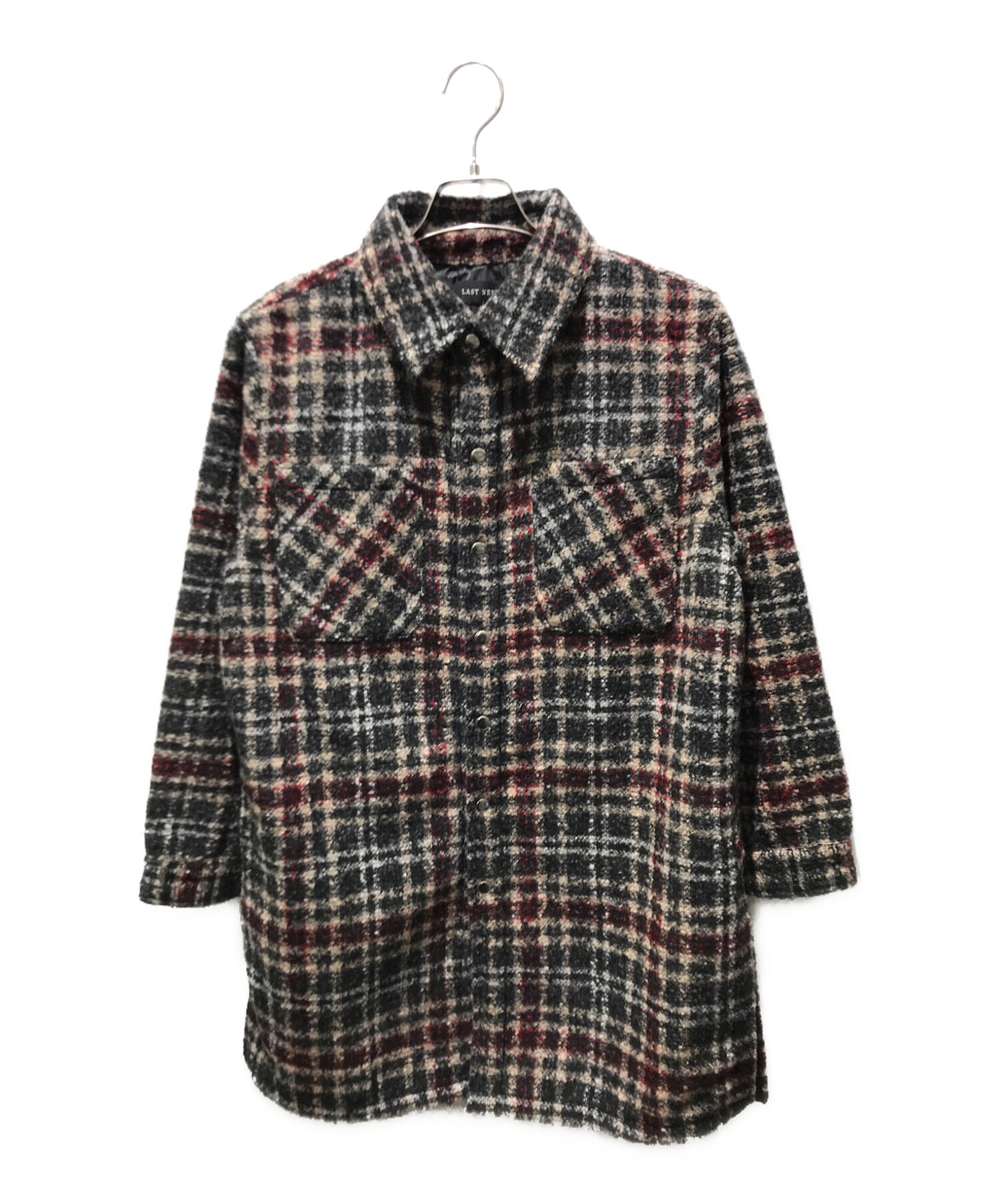 中古・古着通販】LAST NEST (ラストネスト) Flannel Over Long Shirt 