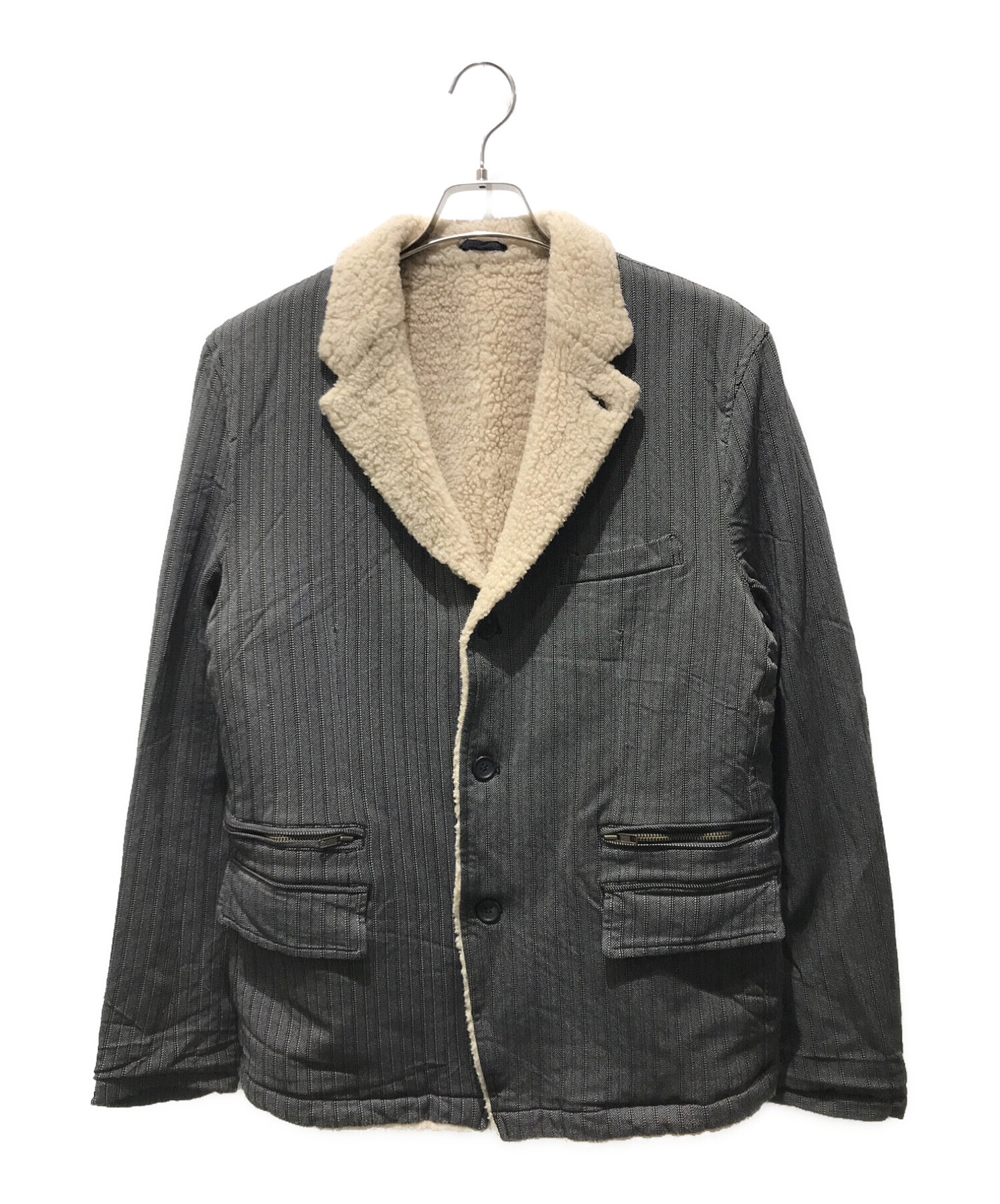 COMME des GARCONS HOMME ジャケット 裏ボア COMME des GARCONS HOMME コムデギャルソンオム ポリ縮絨 裏ボアジャケット