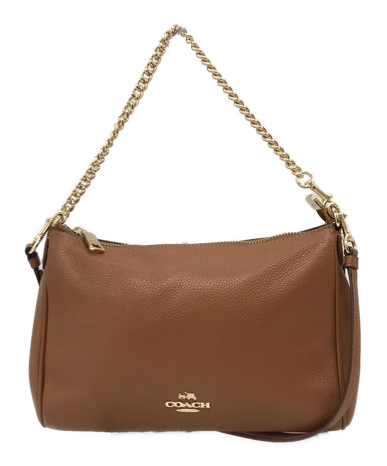 COACH コーチ ショルダーバッグ ブラウン チェーンバッグ F29434｜バッグ 