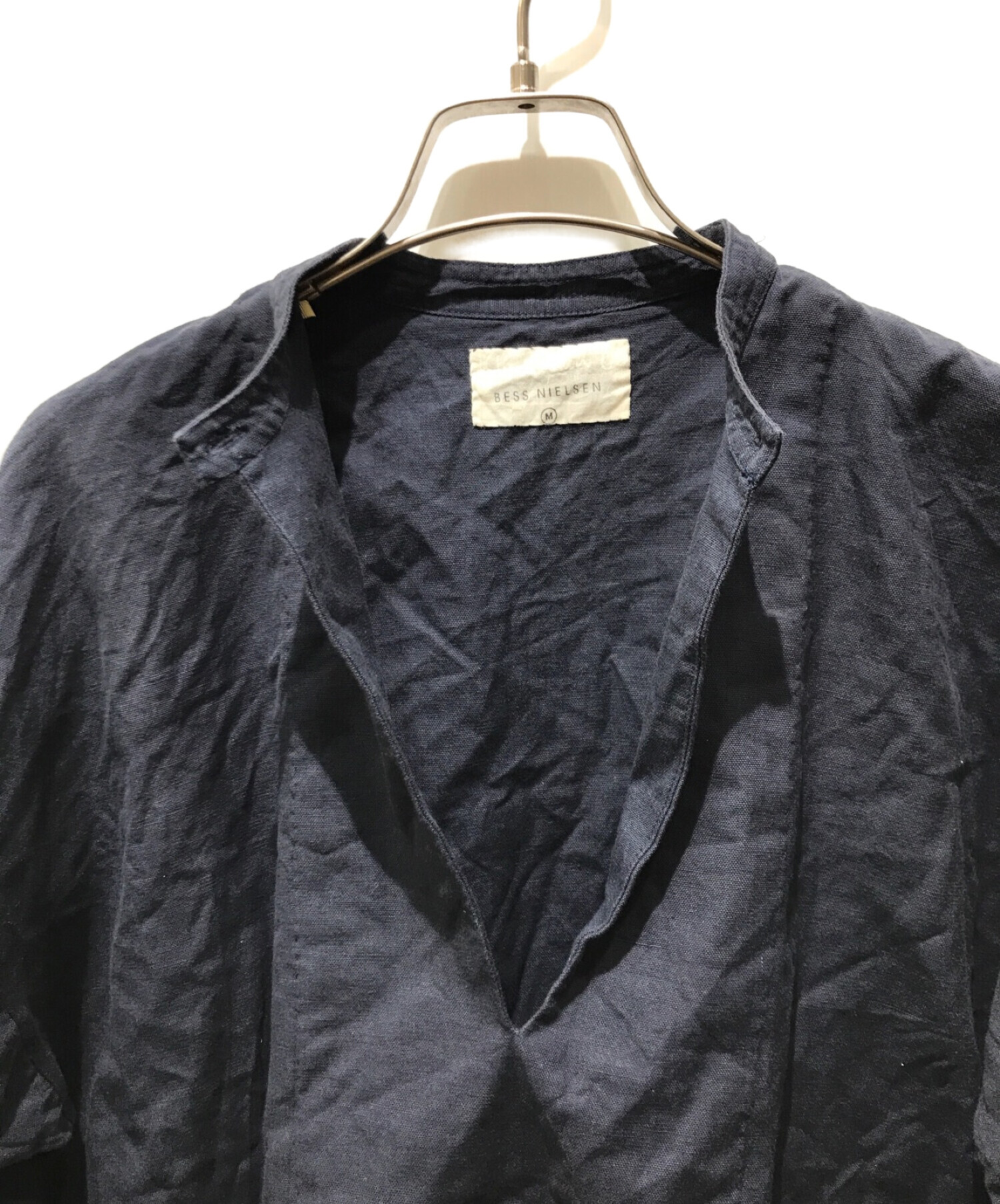 中古・古着通販】Khadi and Co (カディアンドコー) シャツ ネイビー 