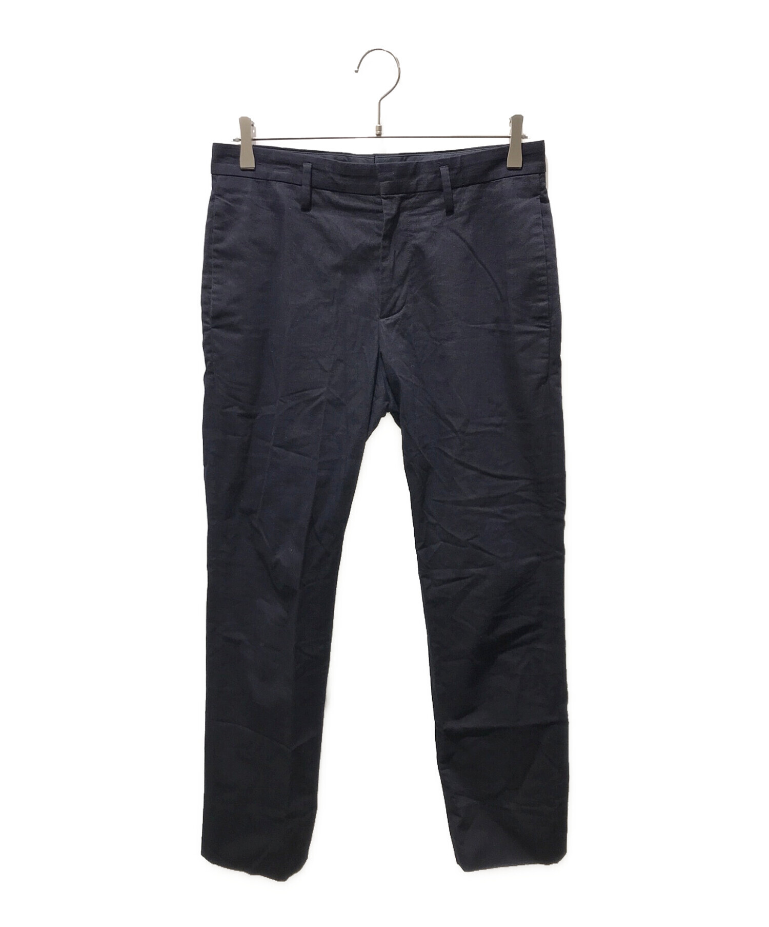 中古・古着通販】JIL SANDER (ジルサンダー) スリムパンツ ネイビー 