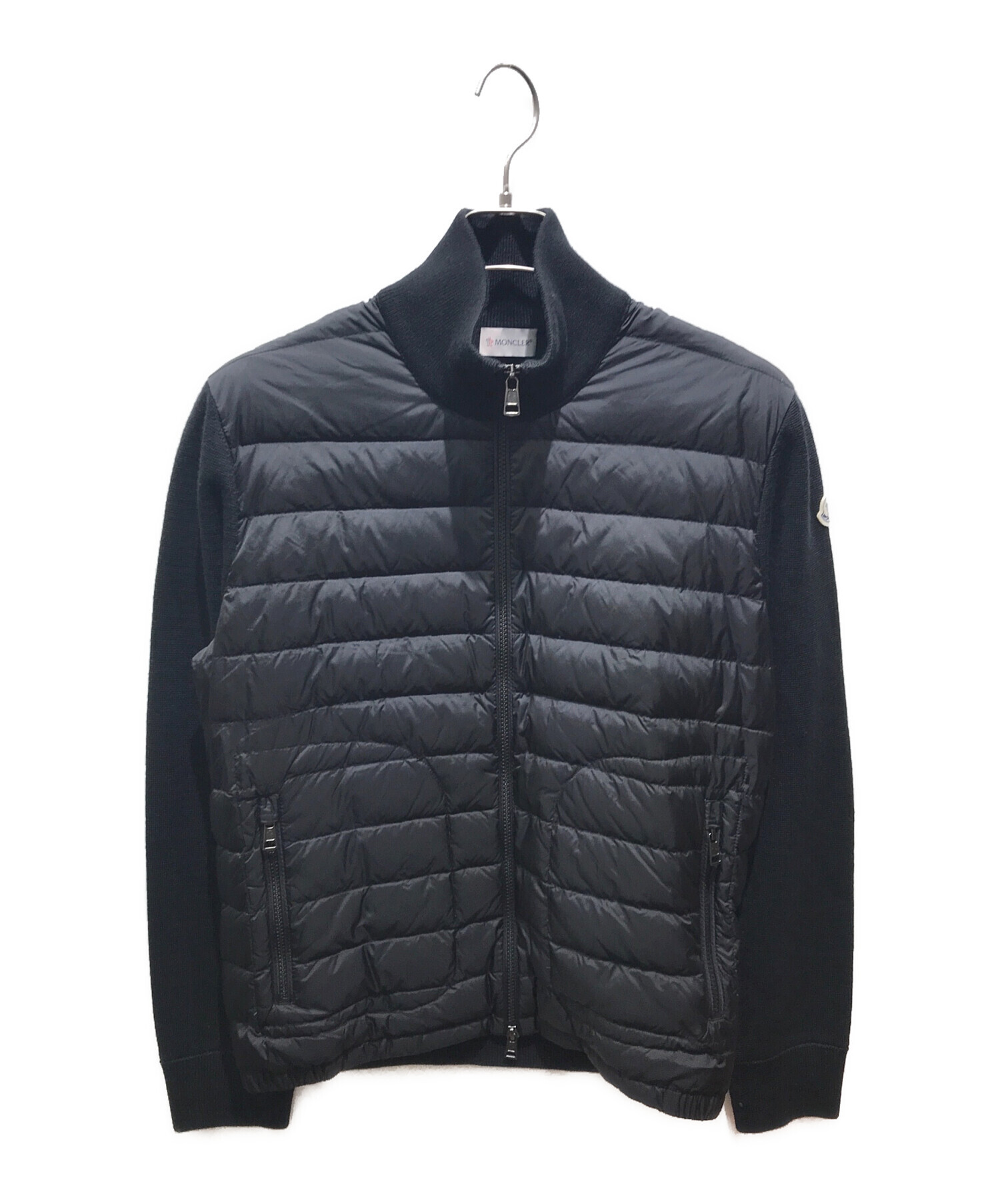 中古・古着通販】MONCLER (モンクレール) ニット切り替えダウン 