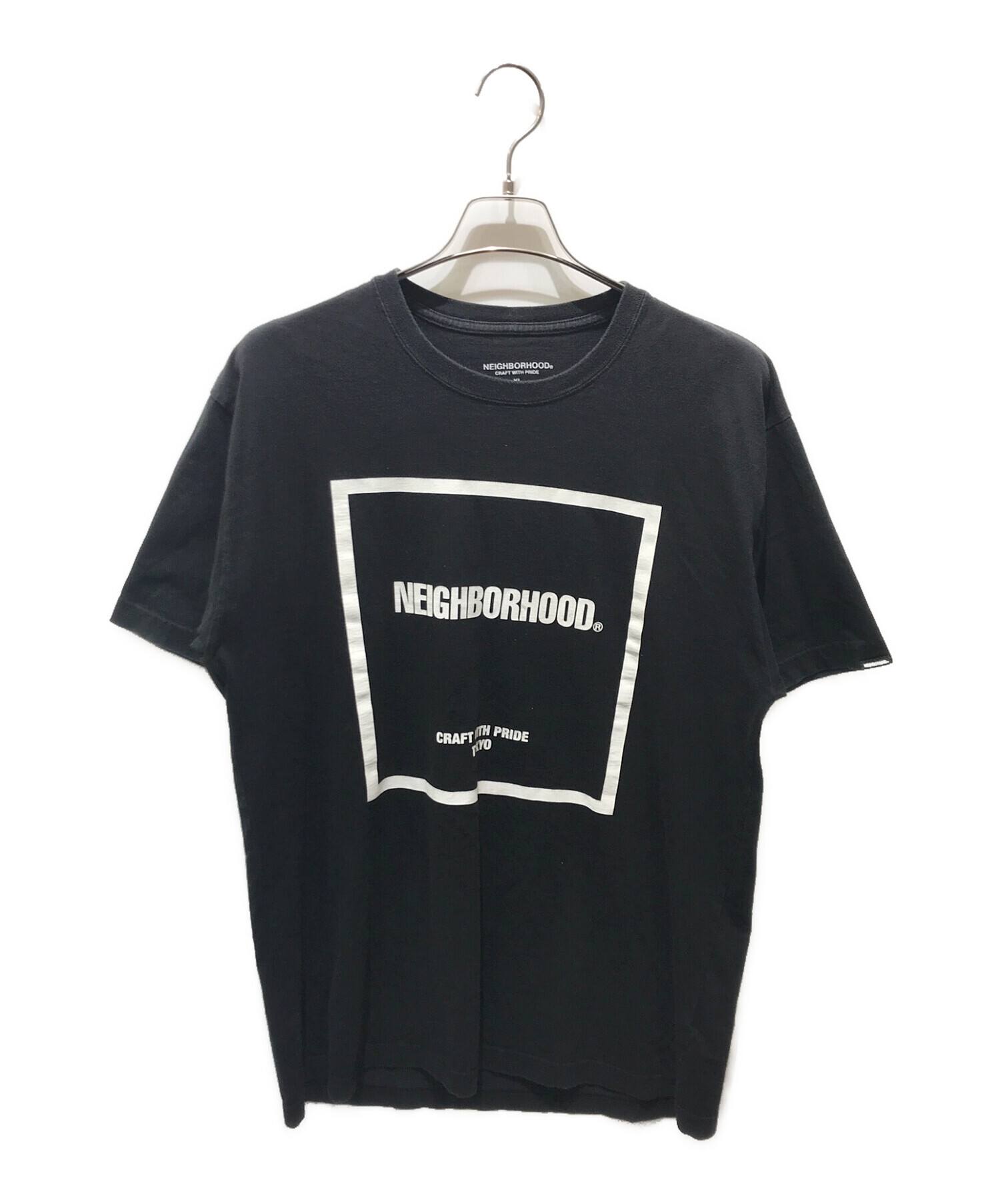 中古・古着通販】NEIGHBORHOOD (ネイバーフッド) ロゴTシャツ ブラック 