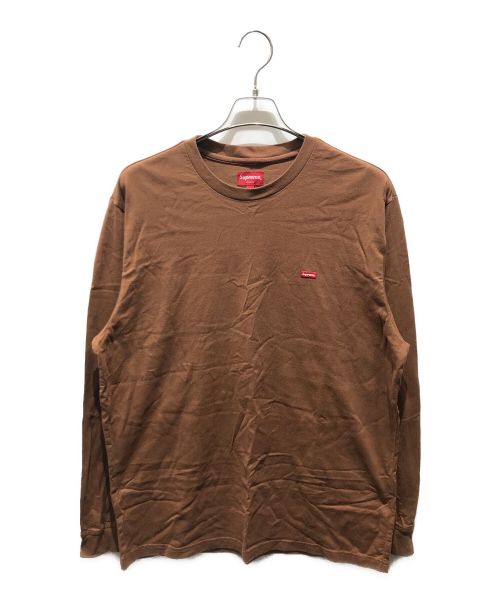 中古・古着通販】SUPREME (シュプリーム) Small Box L/S Tee ブラウン 