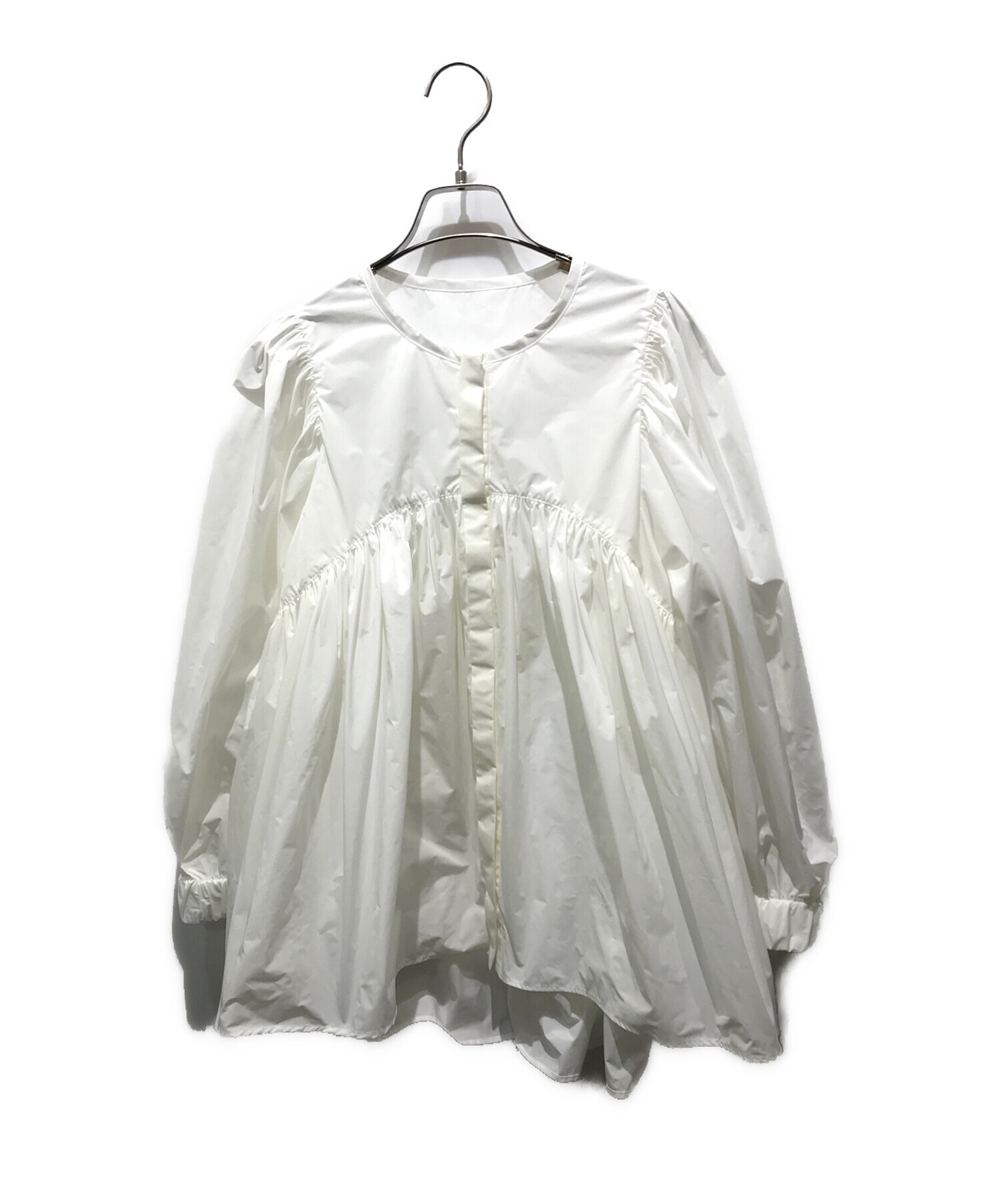 Anplegant アンプレガント チューリップブラウス ピスタチオ