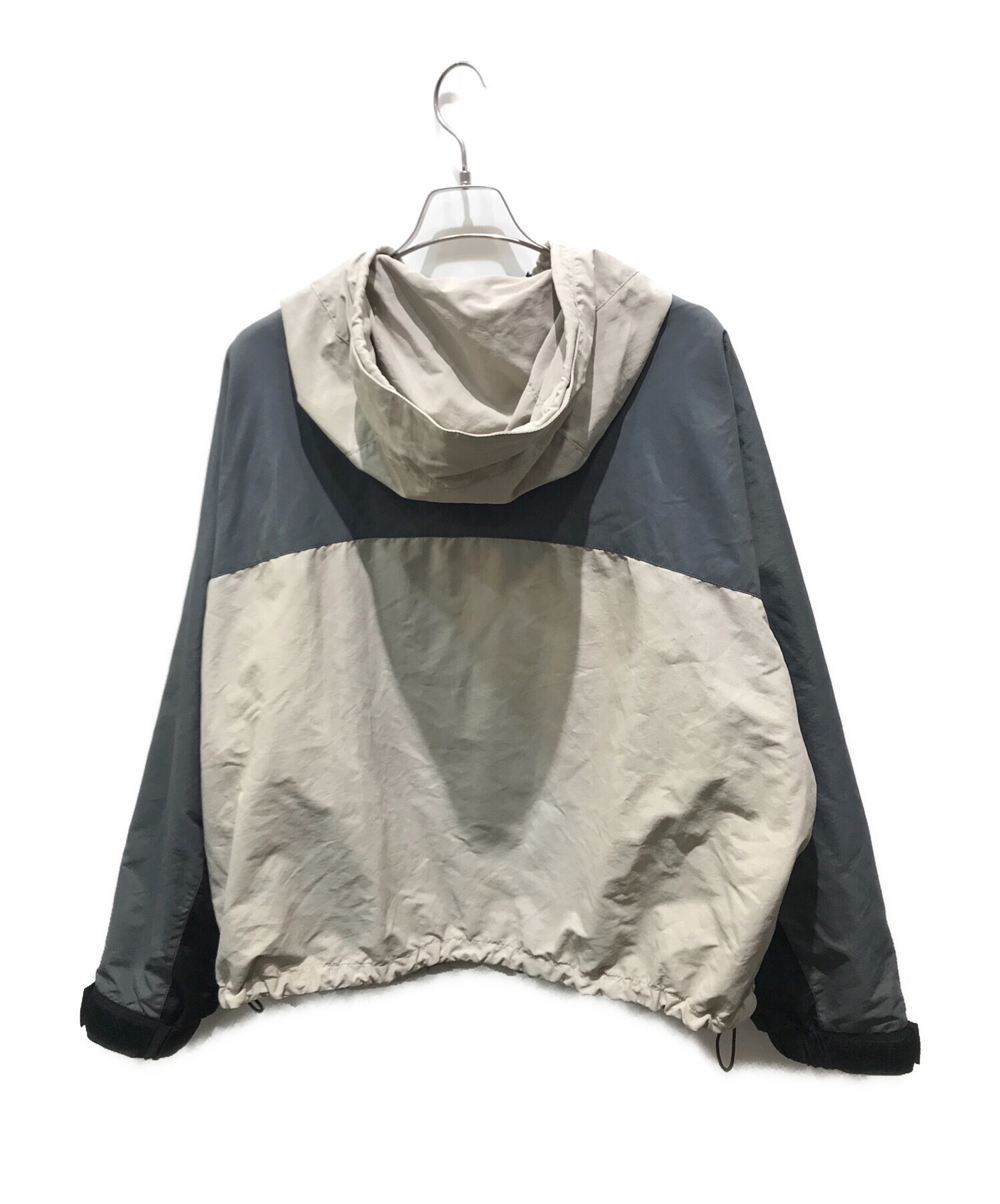 DELUXE ナイロンジャケット Lサイズ グレーブラック