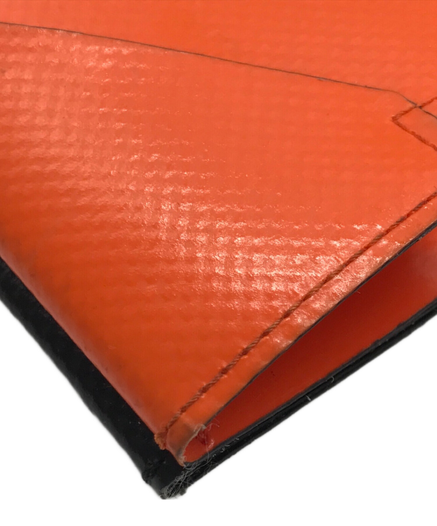 中古・古着通販】MARNI (マルニ) カードケース オレンジ×ブラック 