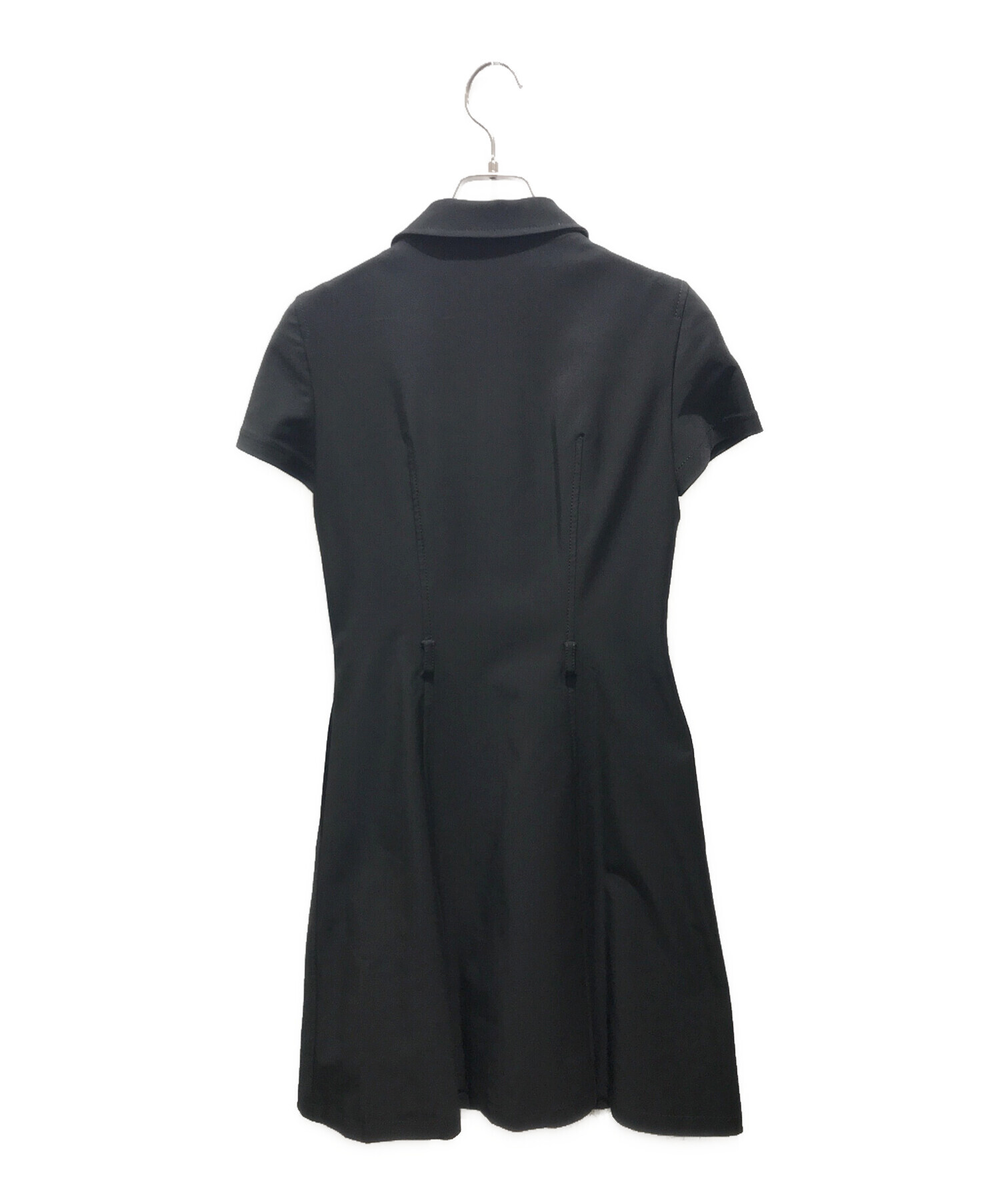 中古・古着通販】PRADA (プラダ) ナイロンジップミニワンピース  