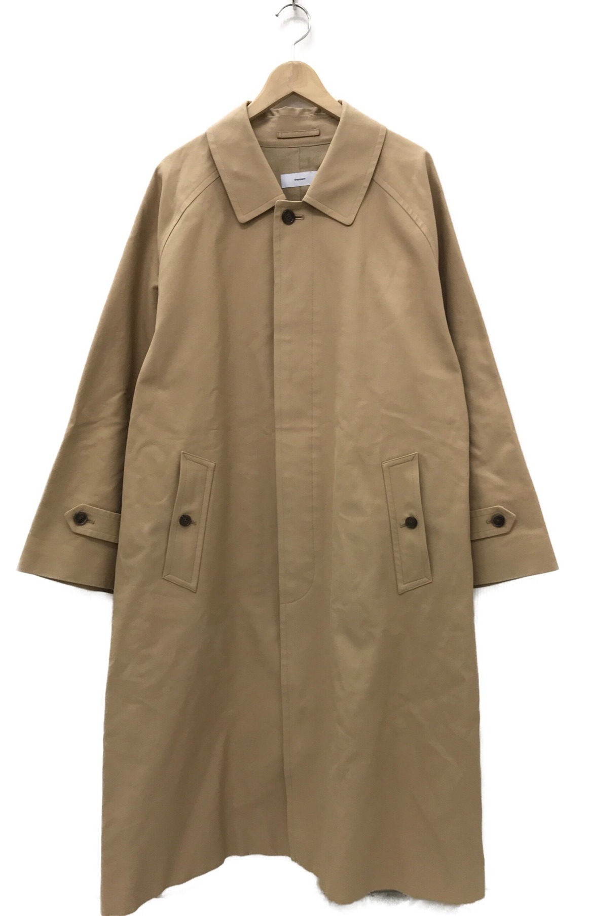 Graphpaper (グラフペーパー) Double Cloth Peach Soutien Collar Coat ステンカラーコート ベージュ  サイズ:1