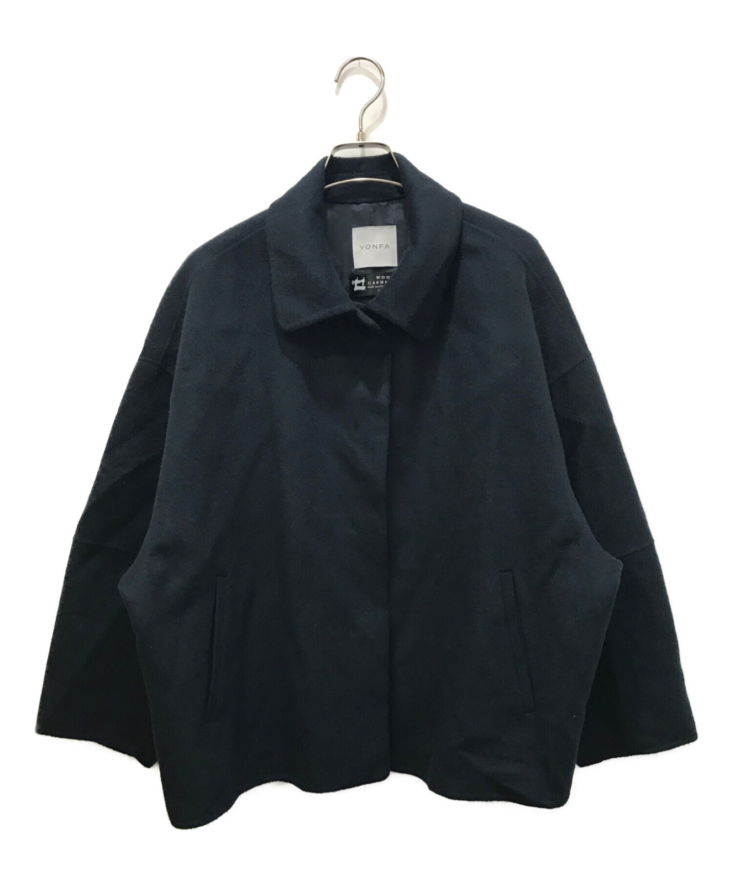 中古・古着通販】YONFA (ヨンファ) ウールカシミヤショートコート 